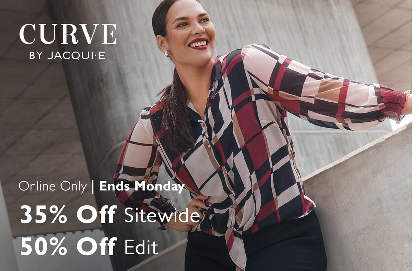 Curve by Jacqui E. 35% Off Sitewide.