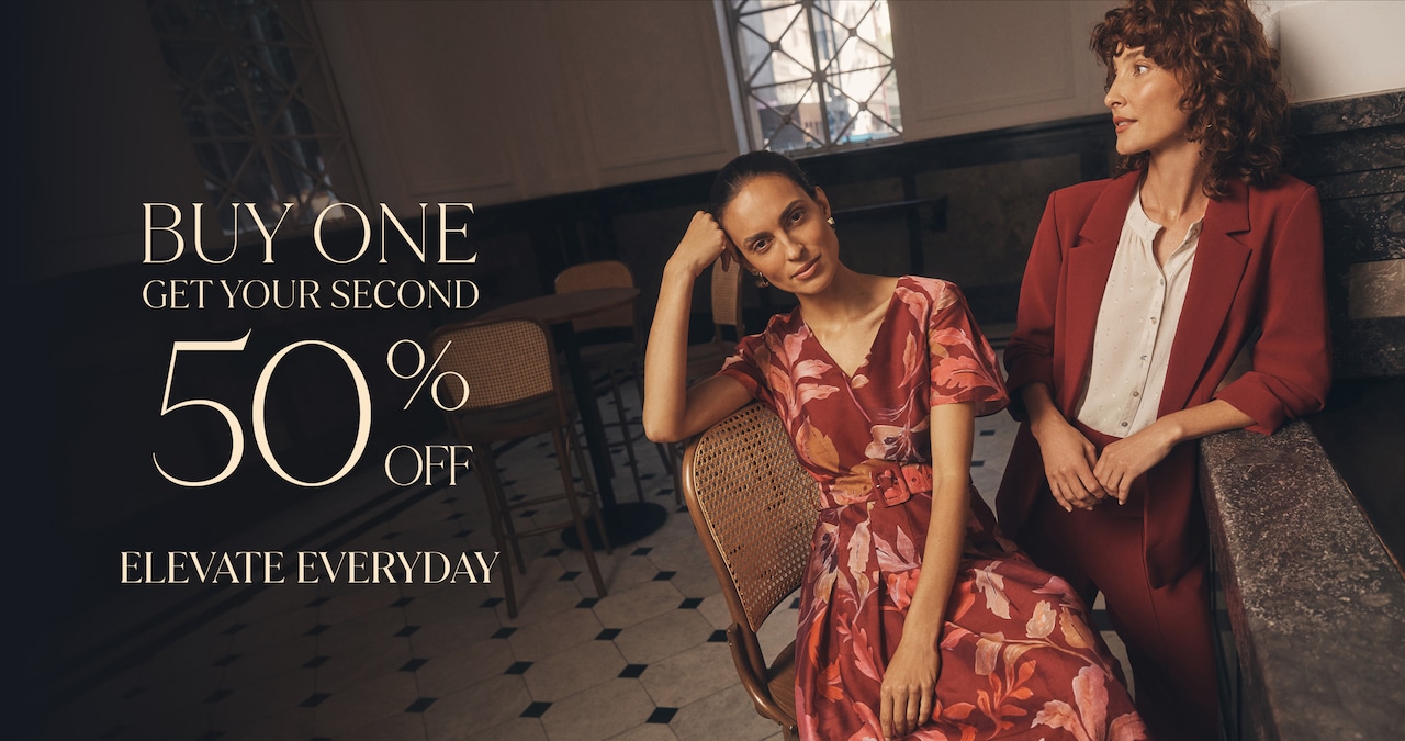 Buy One Get One 50% Off.