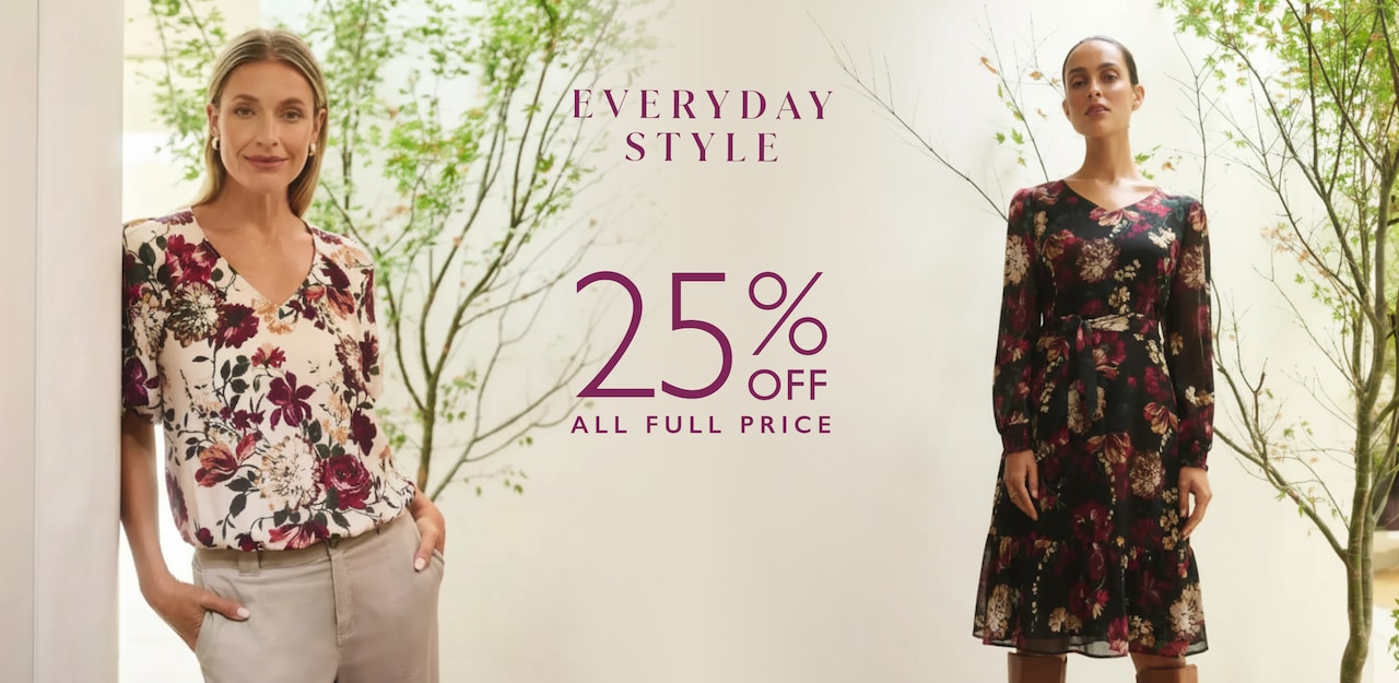 25% Off All Full Price