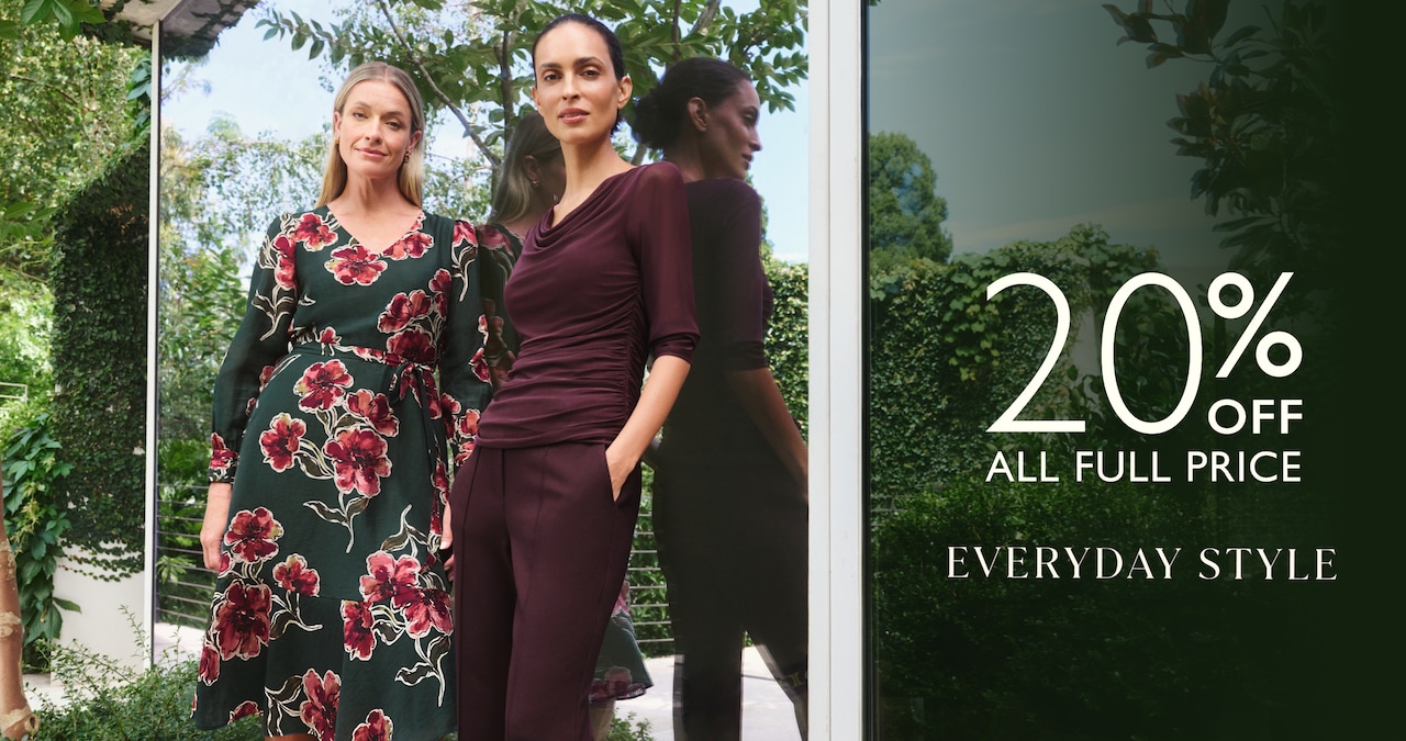 20% Off All Full Price. Everyday Style