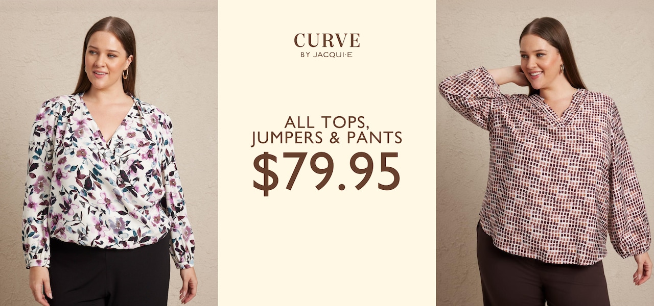 Curve by Jacqui E. Buy One Get Your Second 50% Off.