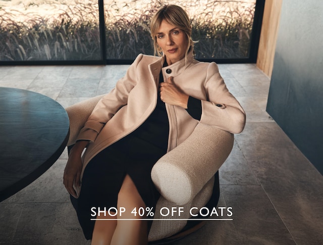 Shop 40% Off Coats.