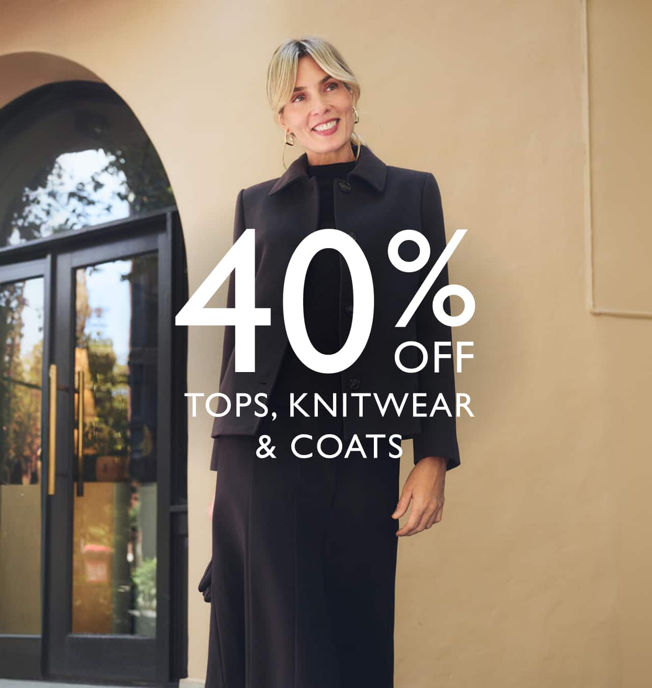 40% Off Tops, Knitwear & Coats