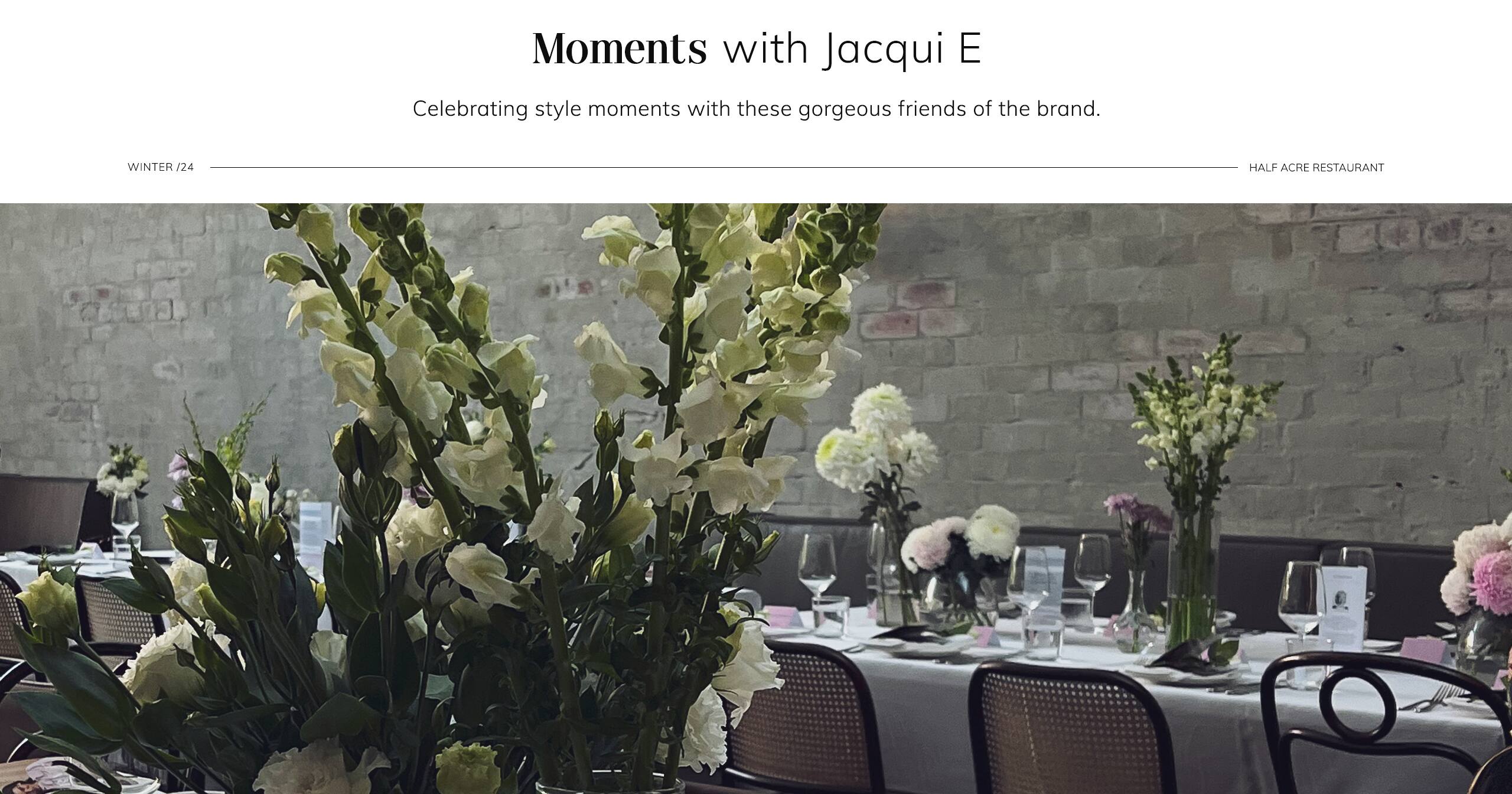 Moments With Jacqui E