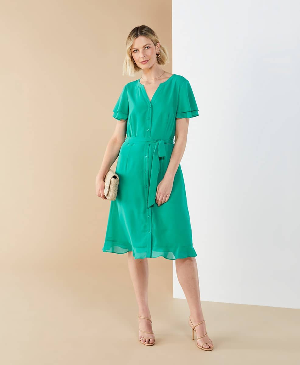 Jade Mid-Length Dress