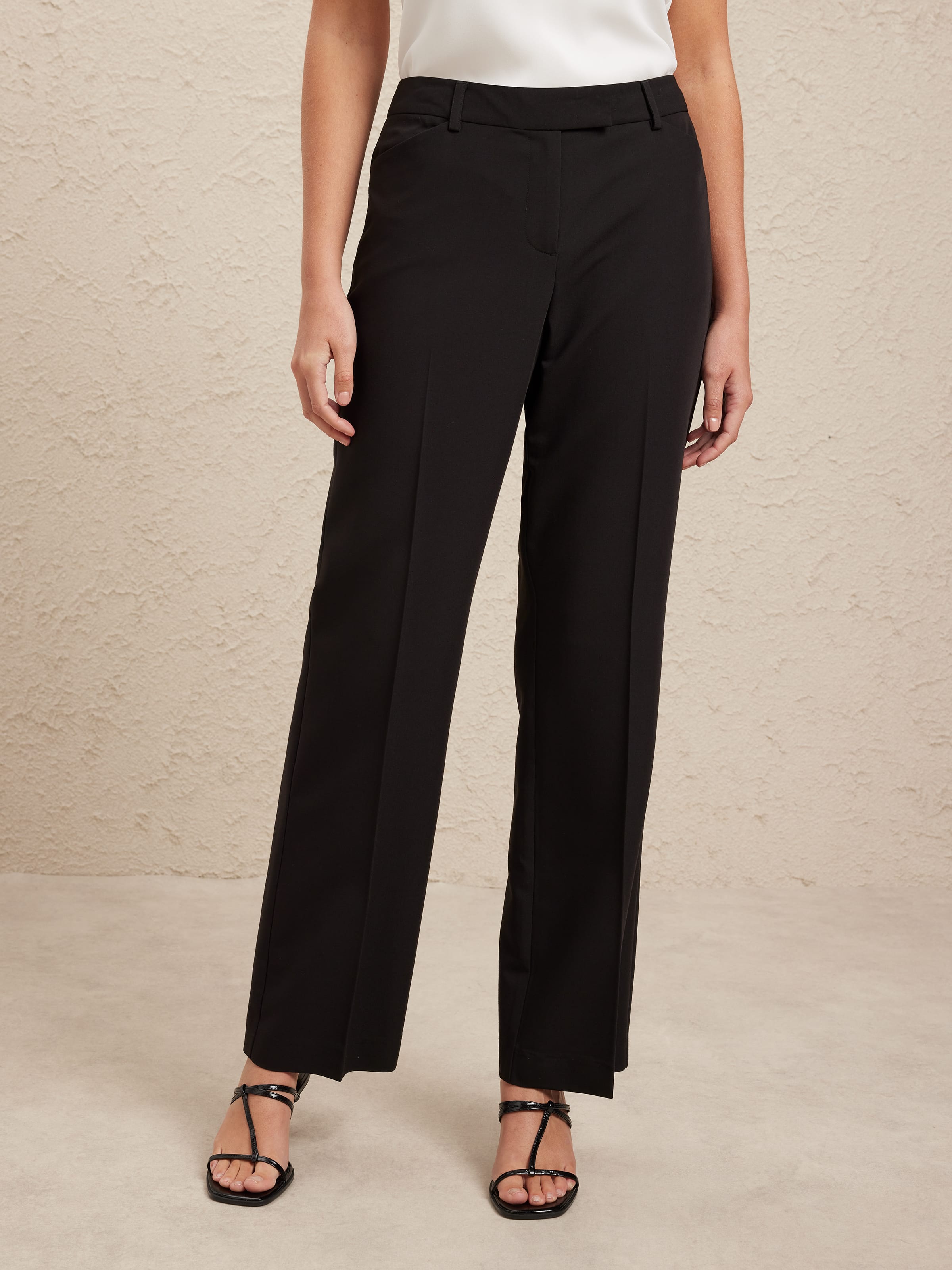 Classic Wide Leg Suit Pant