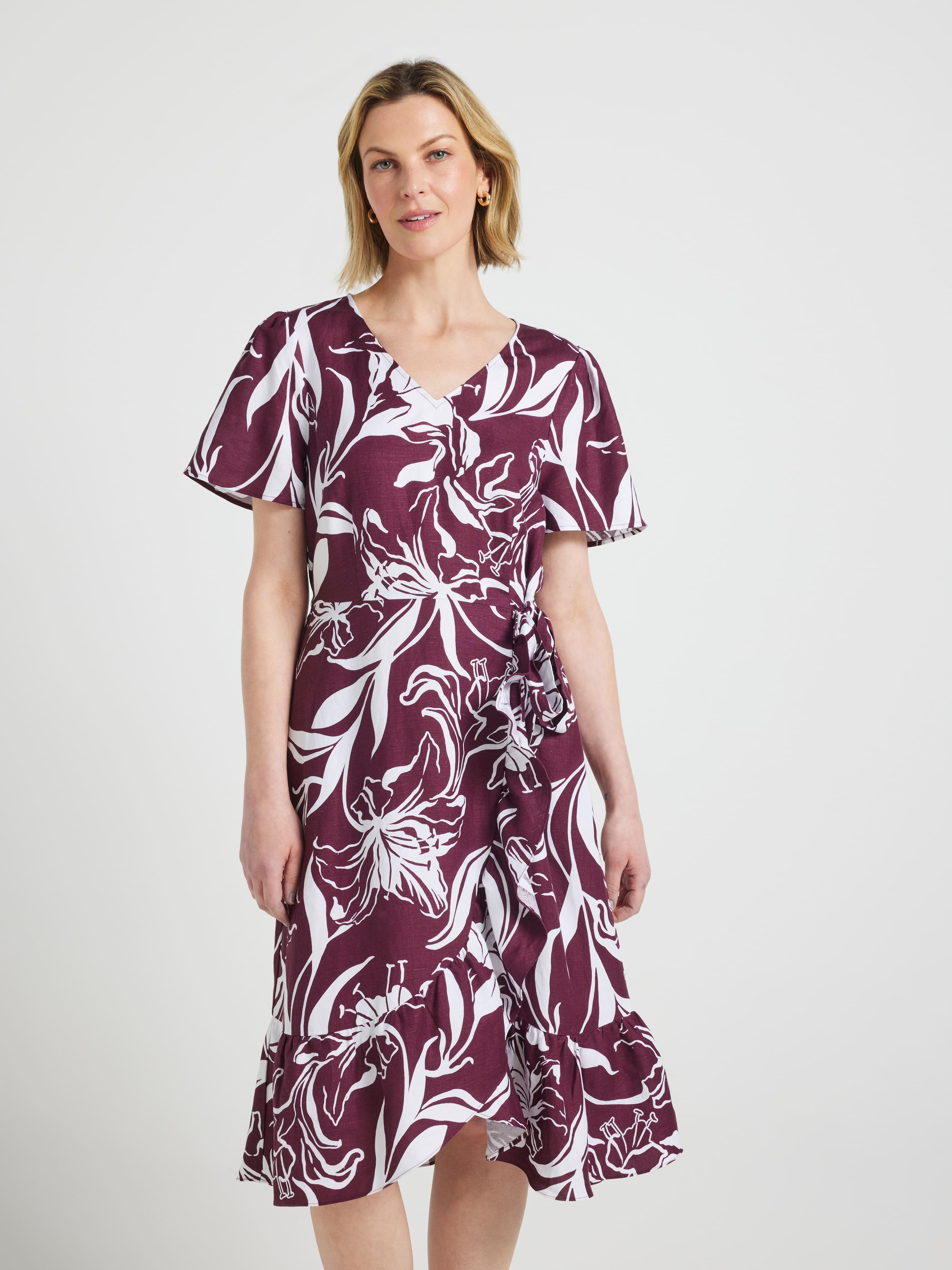 Ria Linen Blend Dress