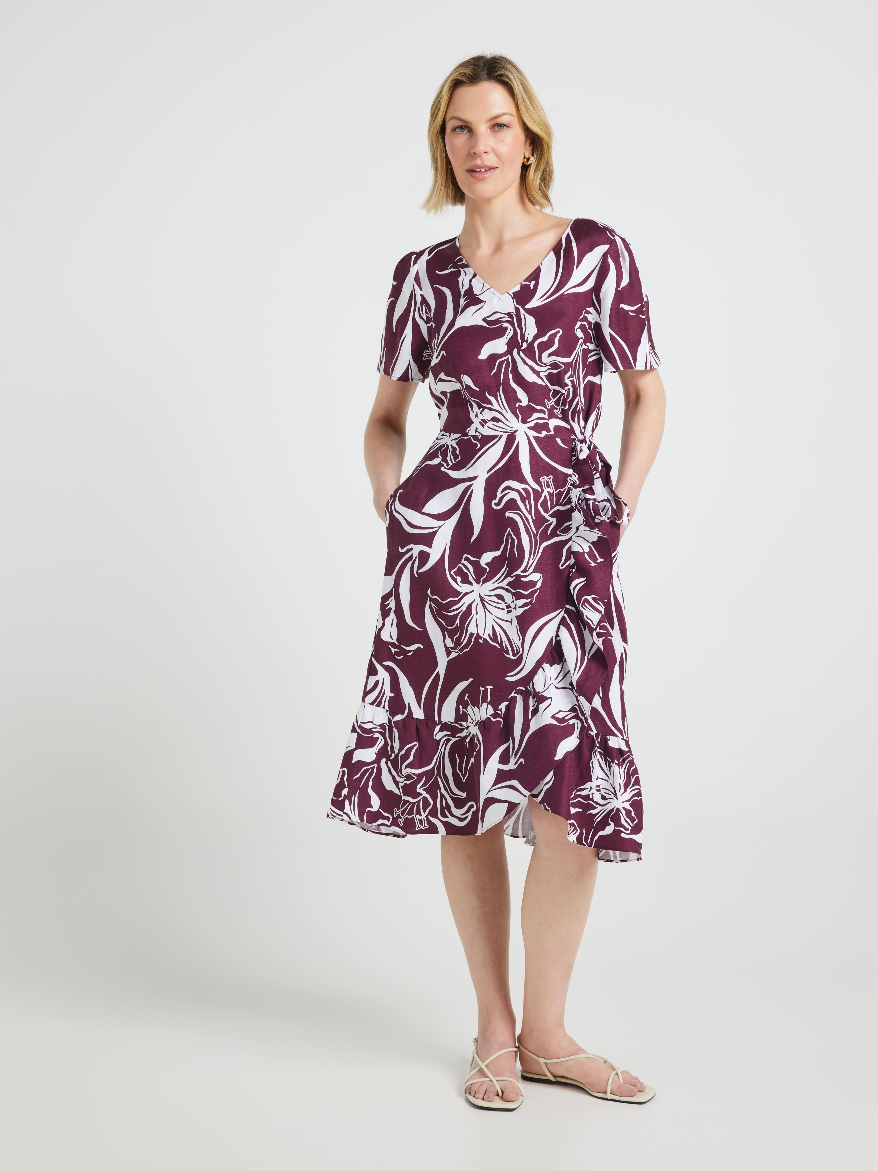 Ria Linen Blend Dress