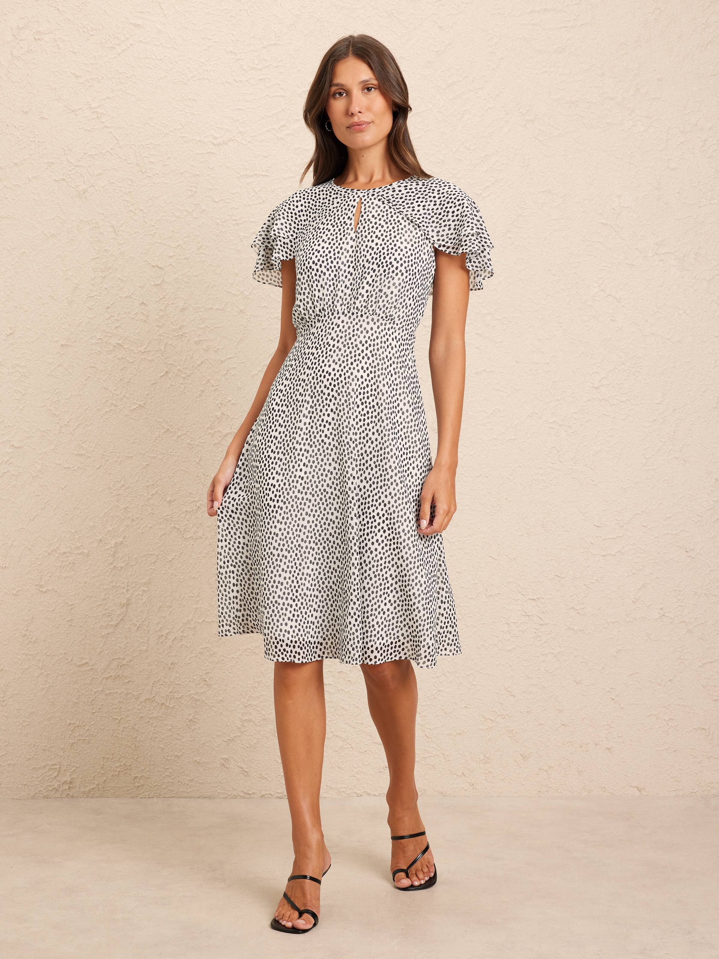 Fallon Cape Detail Dress