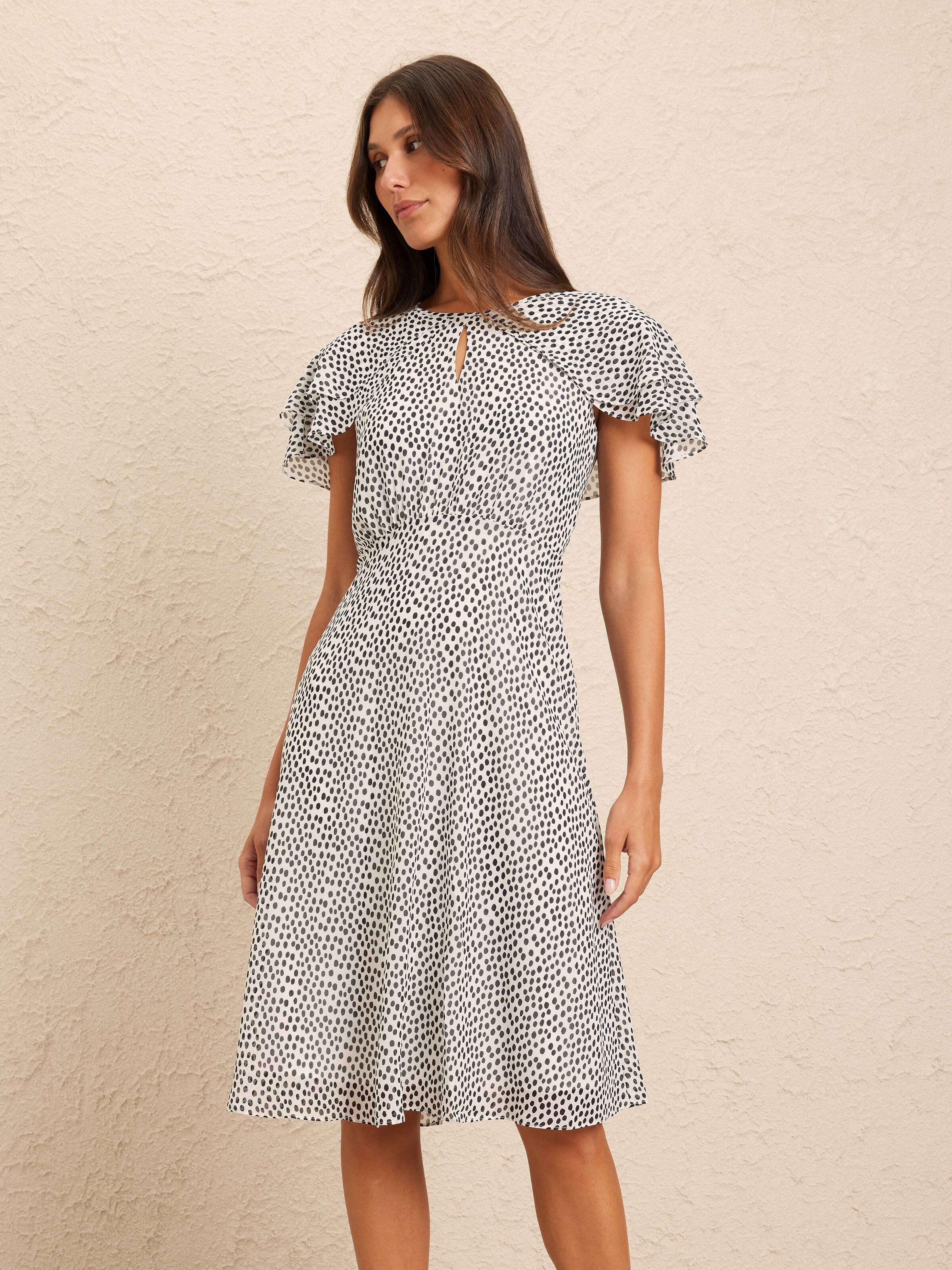 Fallon Cape Detail Dress