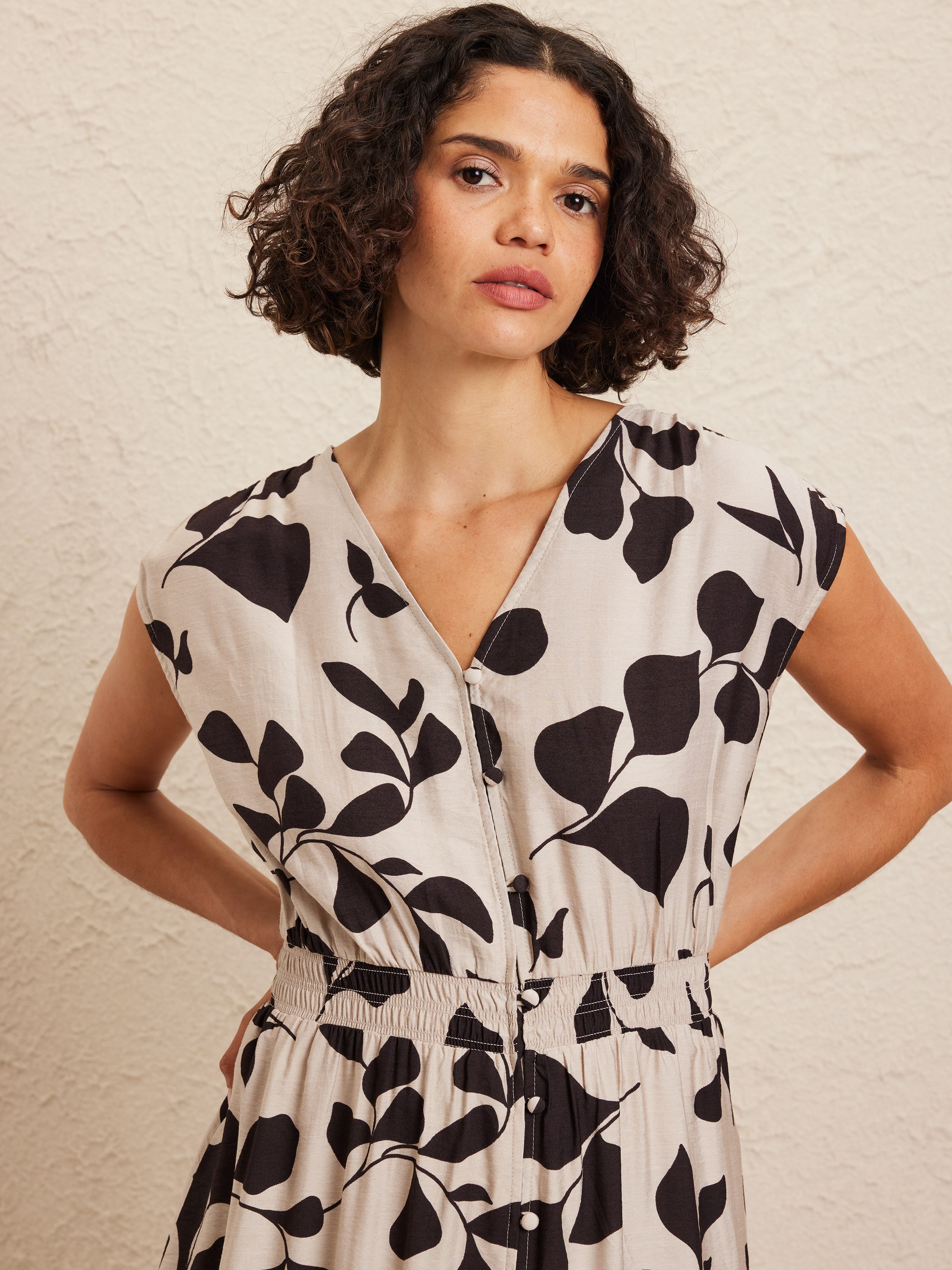 Sophia Shirred Waist Dress