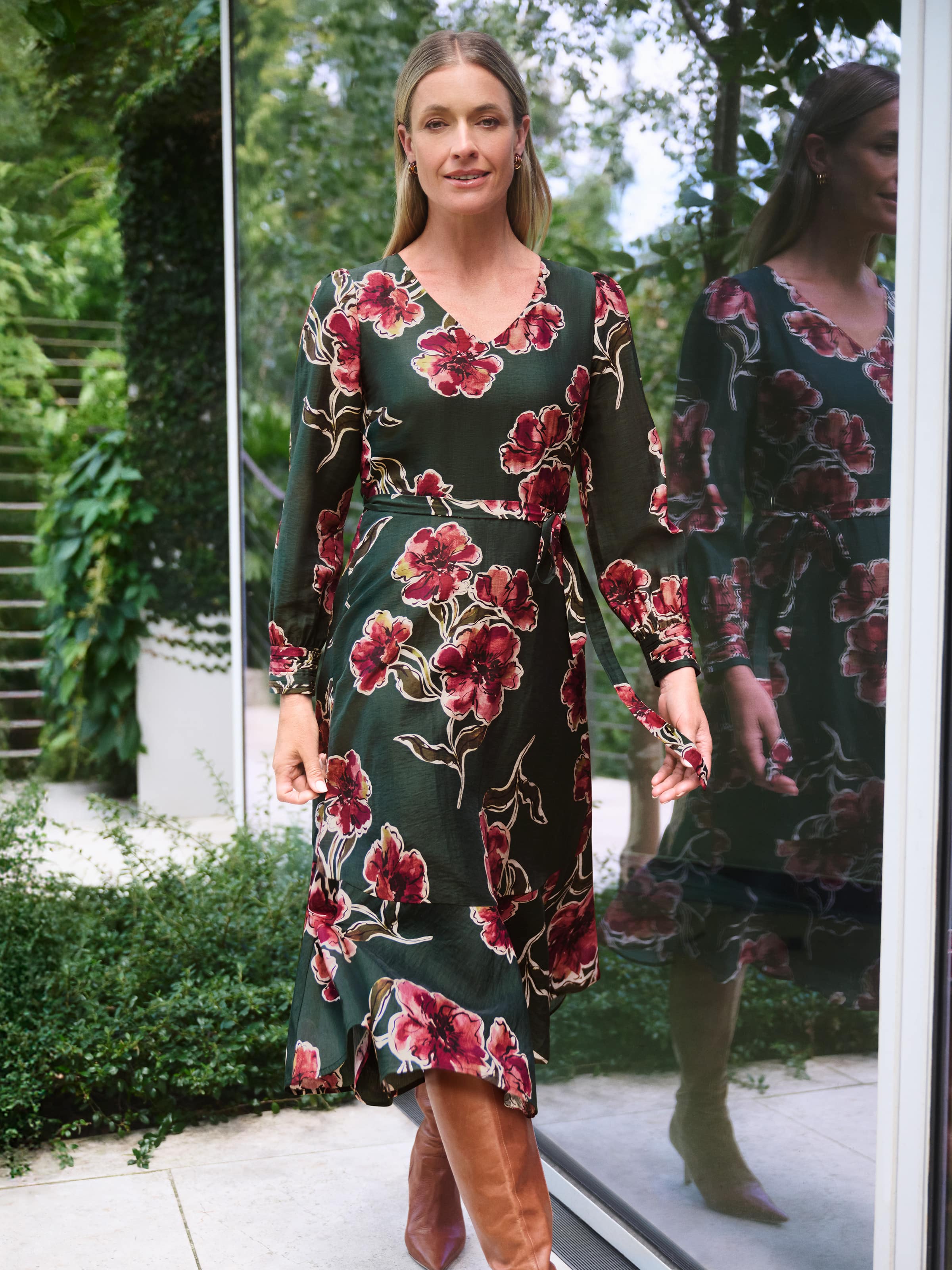 knee length dresses for ladies The Molly Midi Dress – The Village Shoppe main image 0