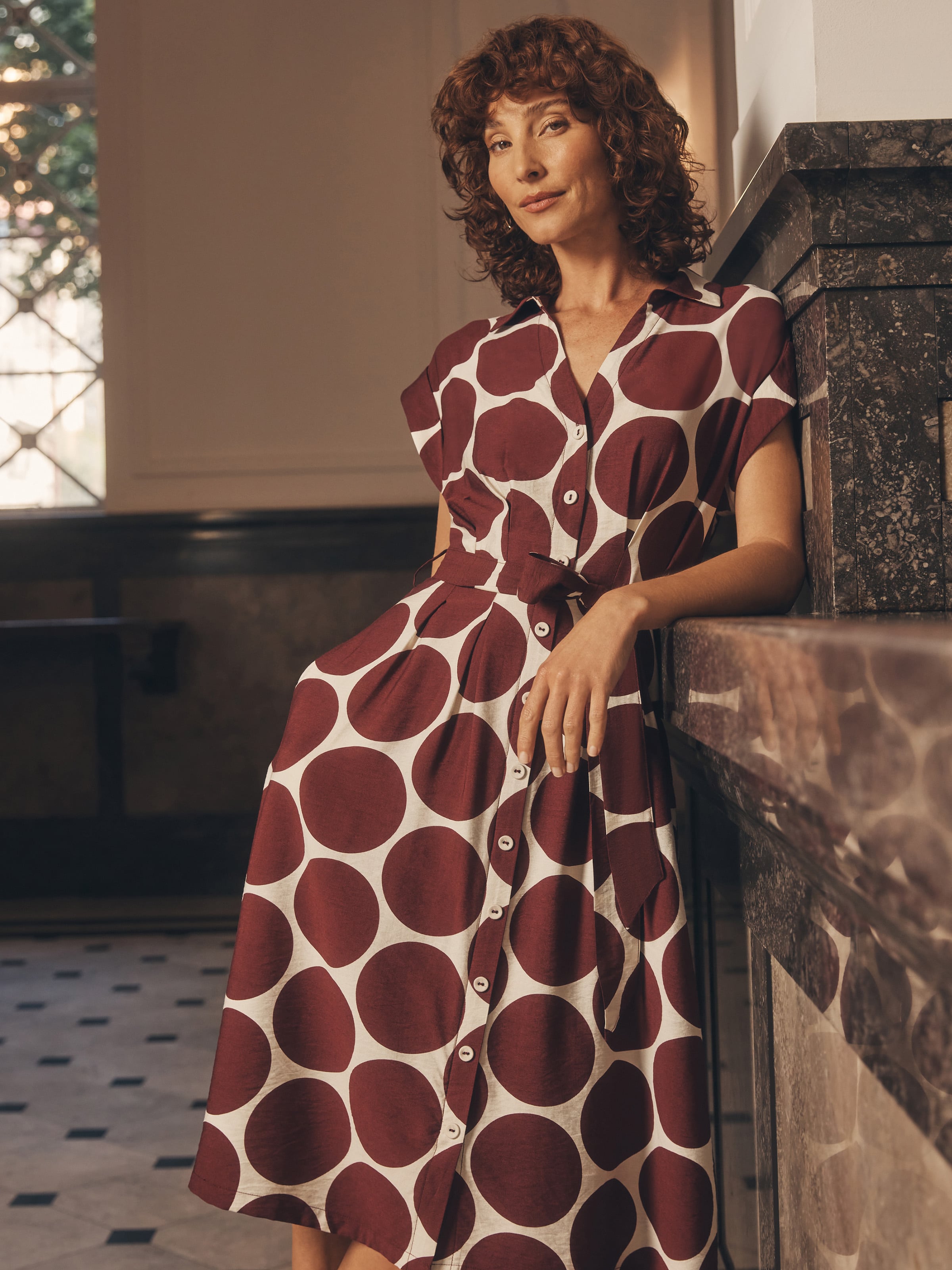 Betty Viscose Shirt Dress