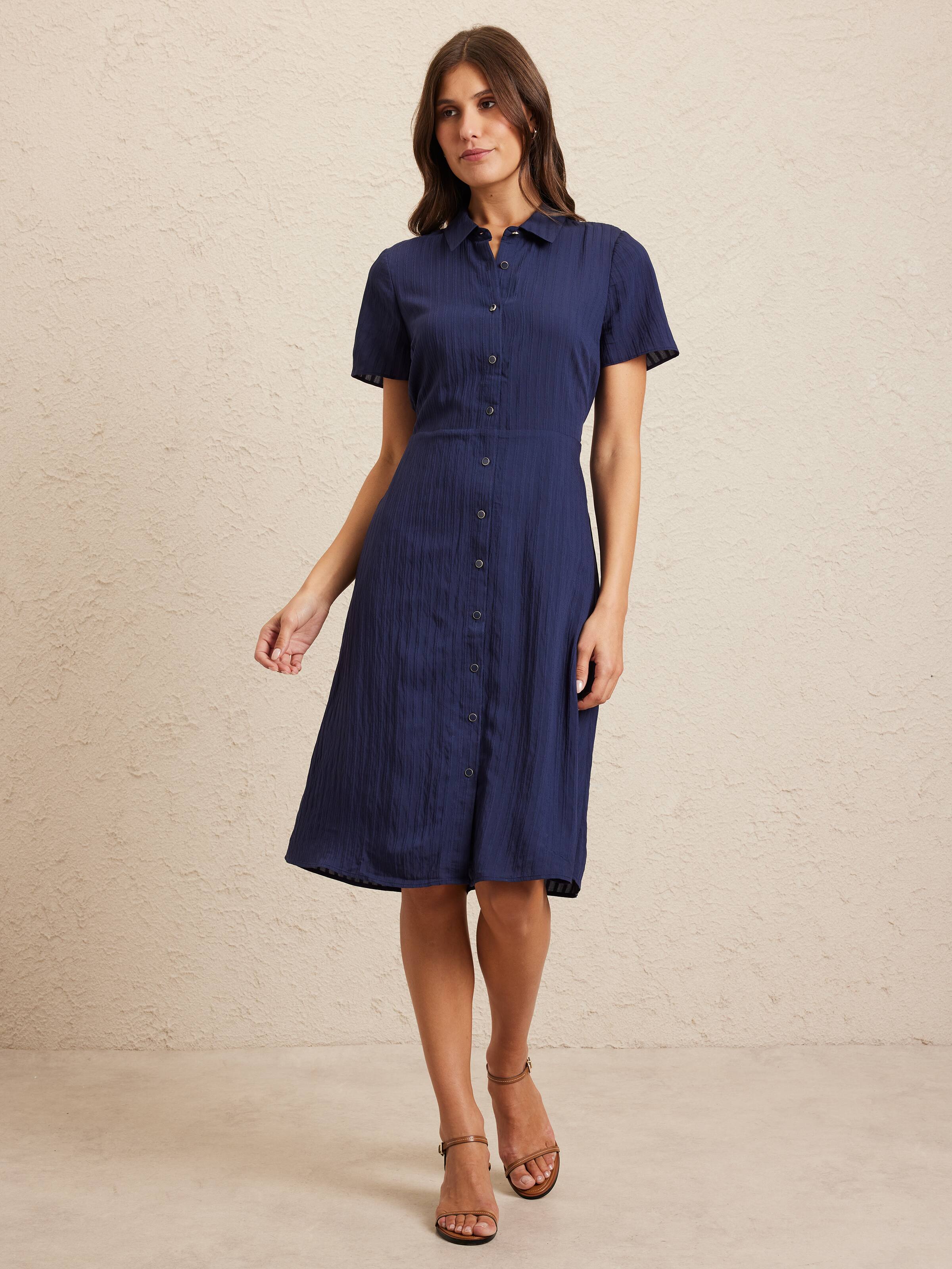 Tahnee Textured Shirt Dress