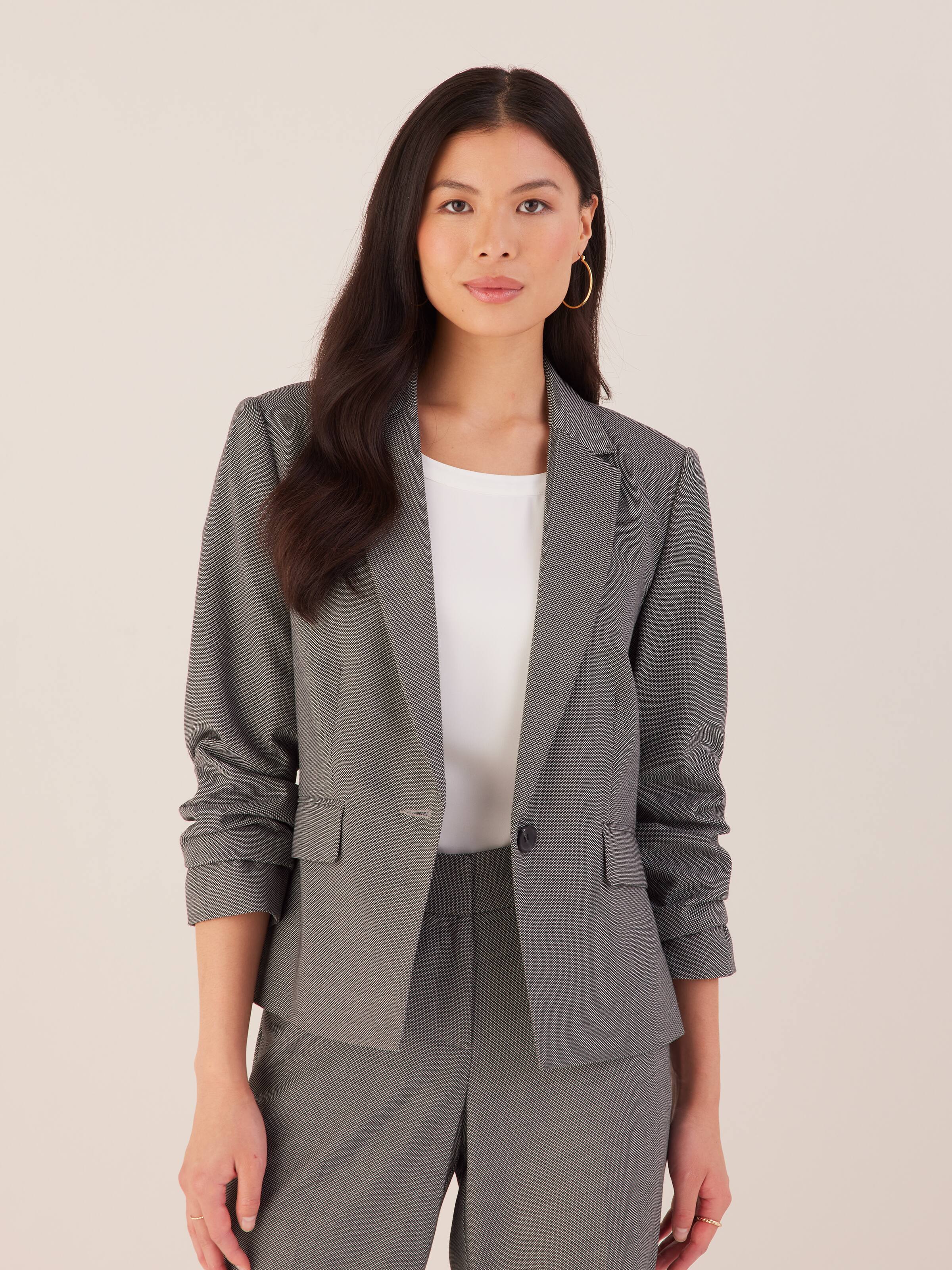 LookbookStore Blazers for Women Suit Jackets Dressy 3/4 Sleeve Blazer  Business Casual Outfits for Work