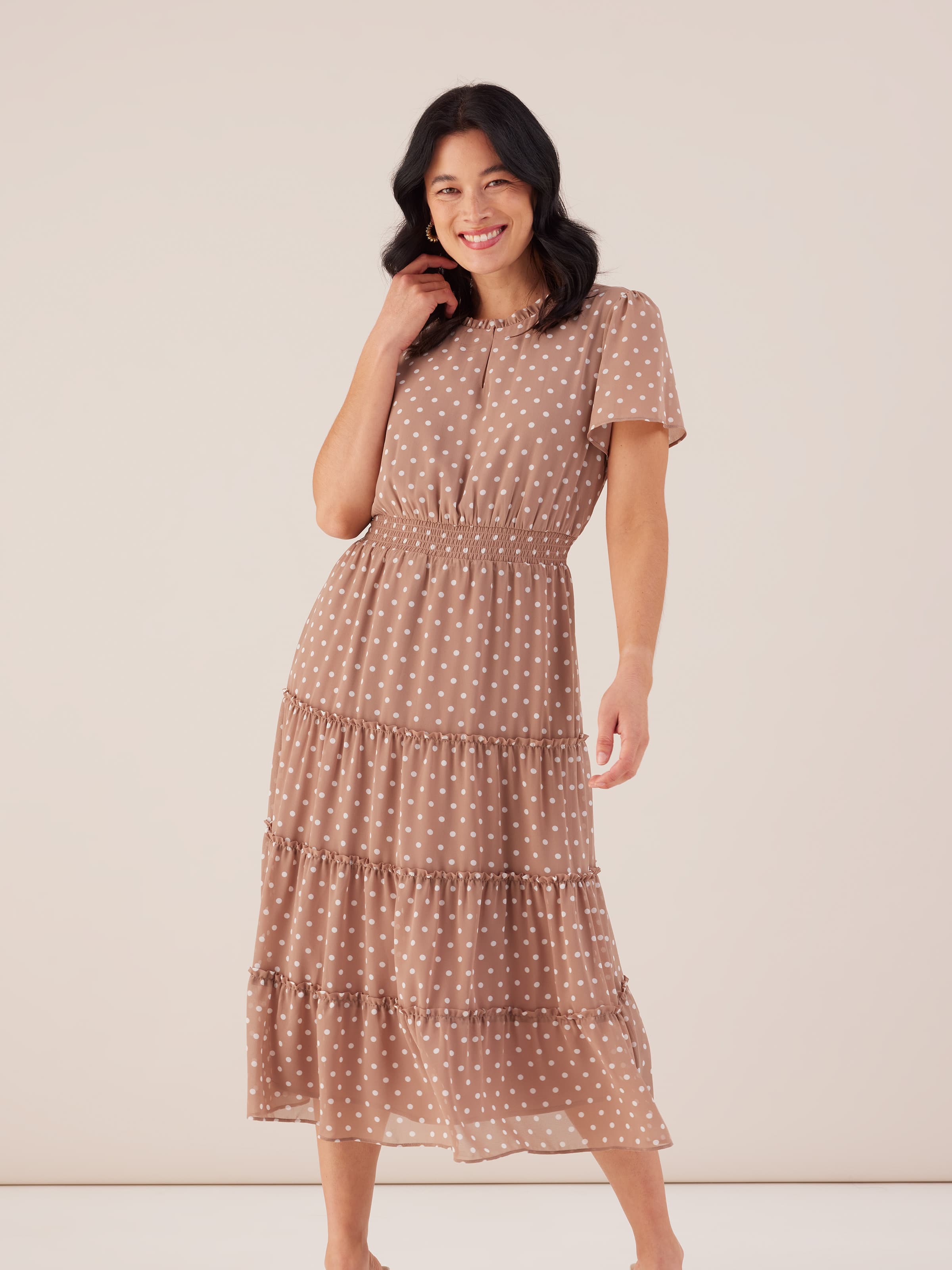 Suri Layered Midi Dress