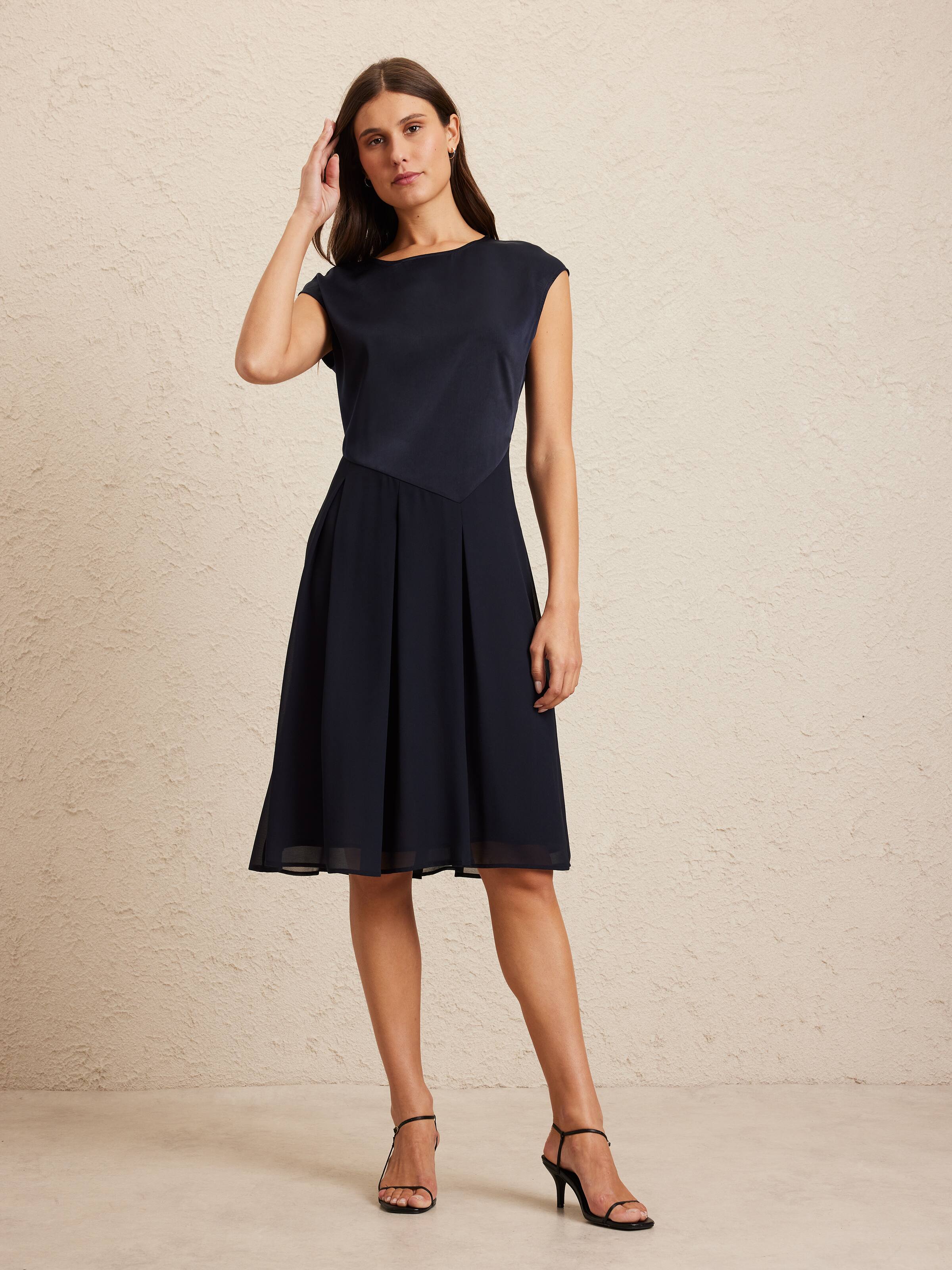 Ari Mixed Media Dress