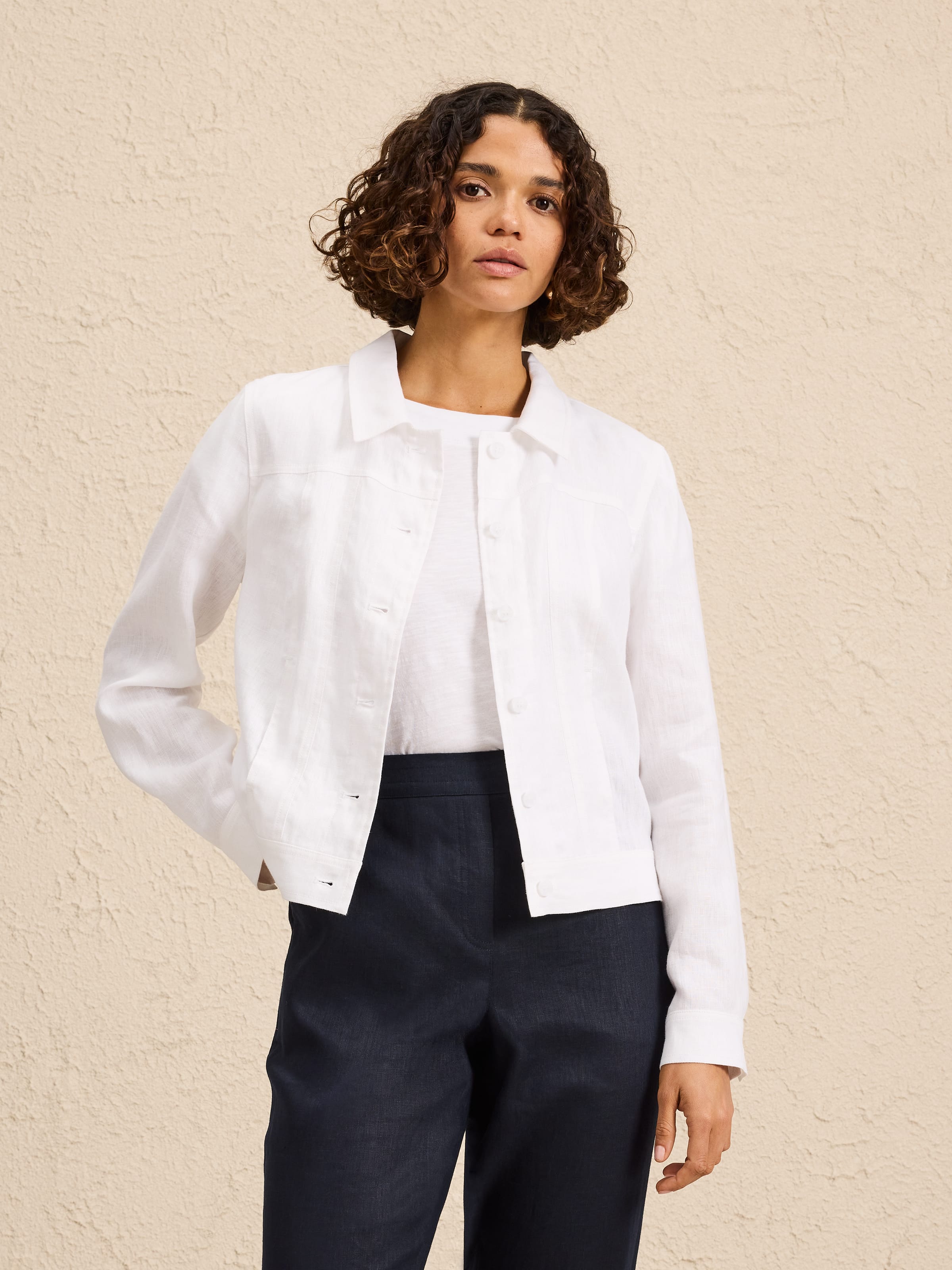 Nadia Linen Jacket