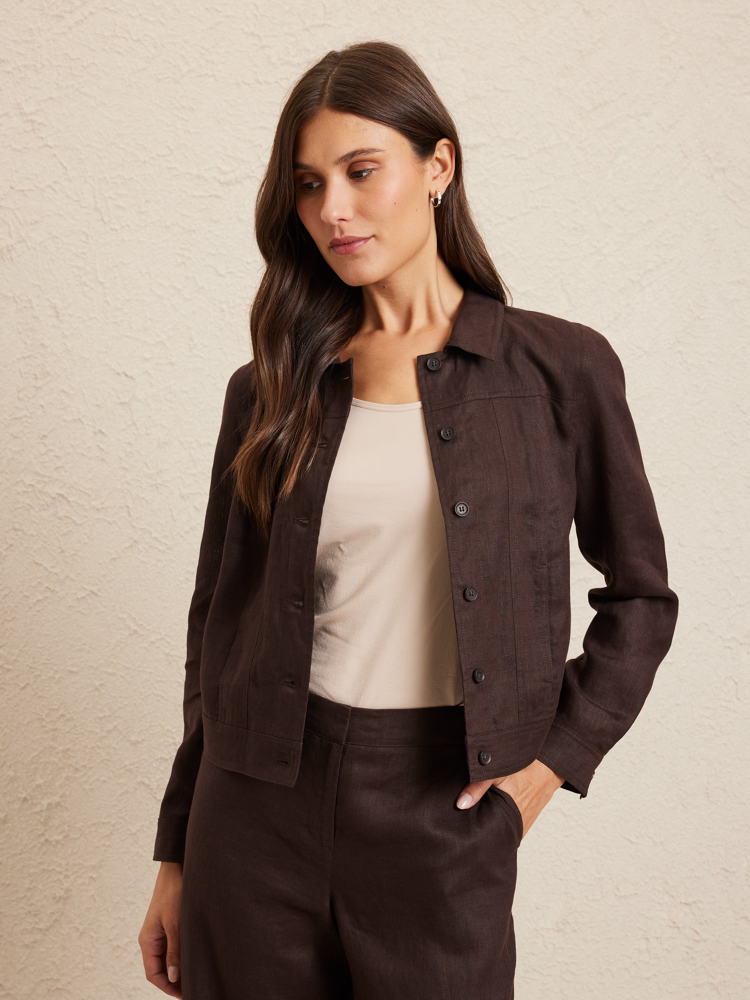 Nadia Linen Jacket