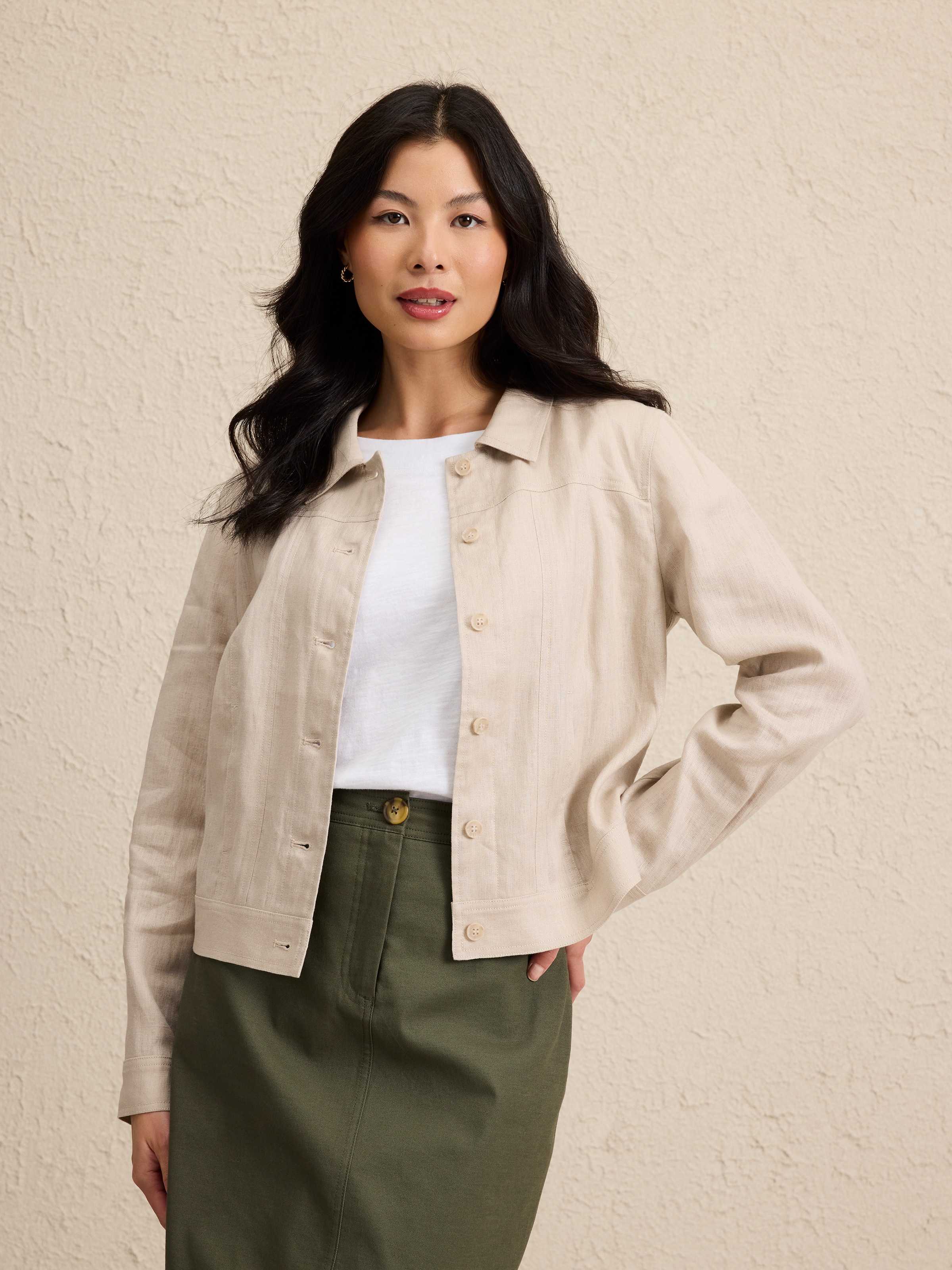 Nadia Linen Jacket