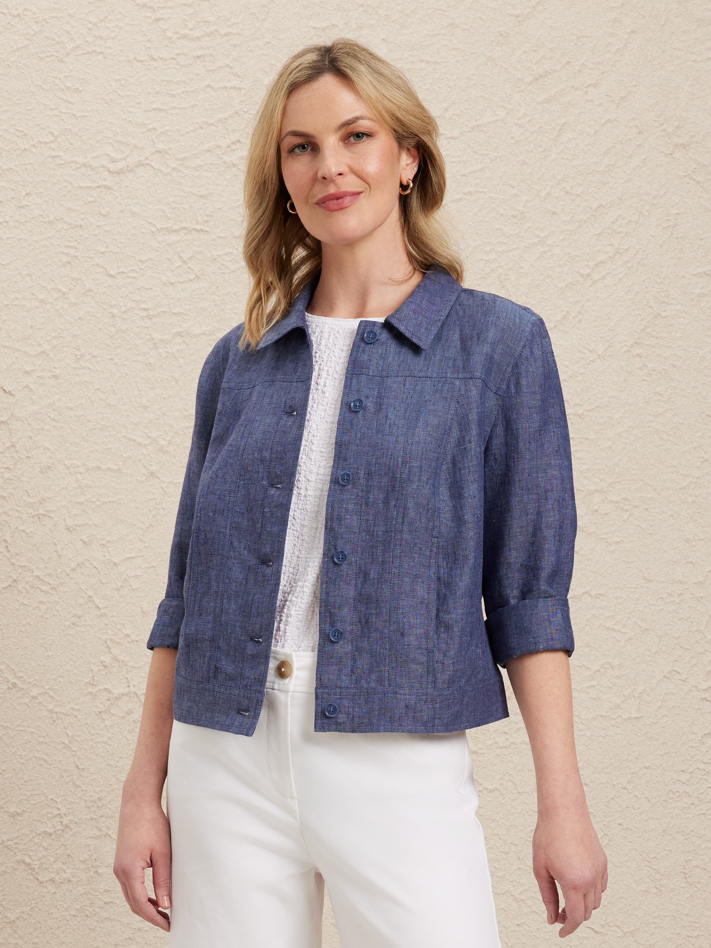Nadia Linen Jacket