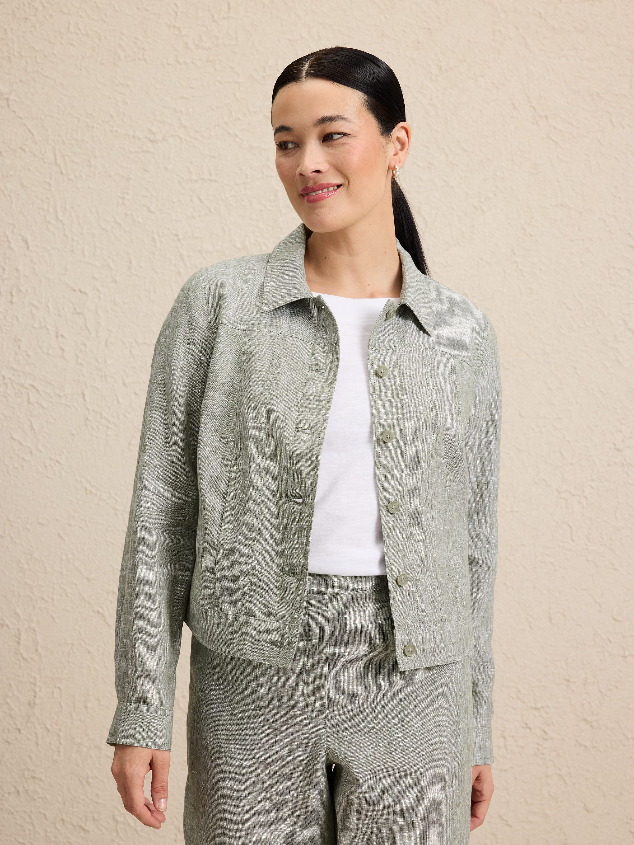 Nadia Linen Jacket