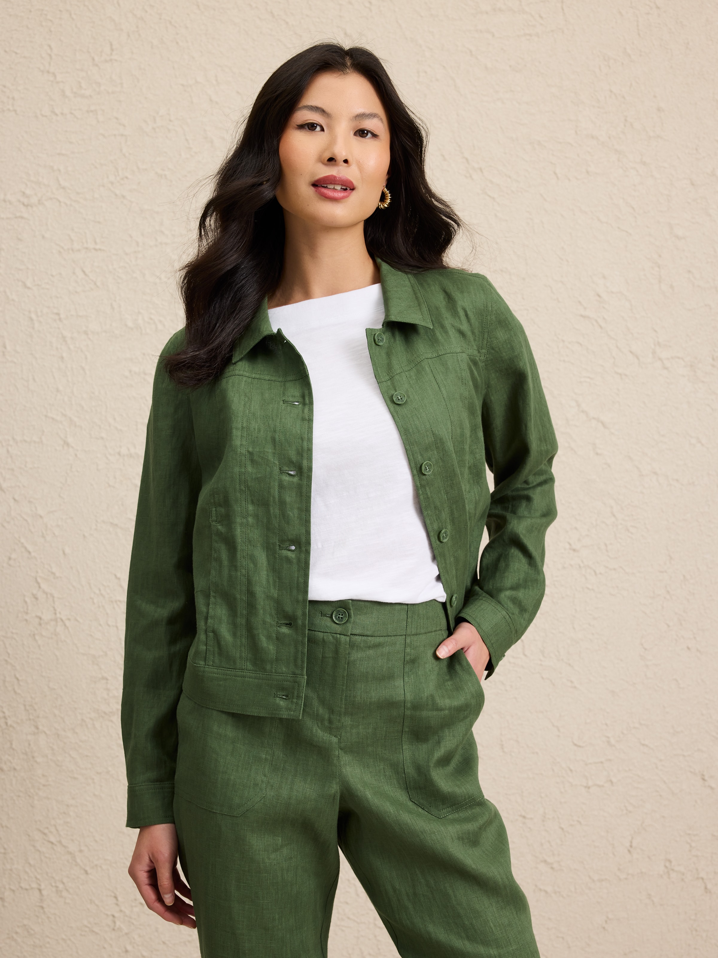 Nadia Linen Jacket