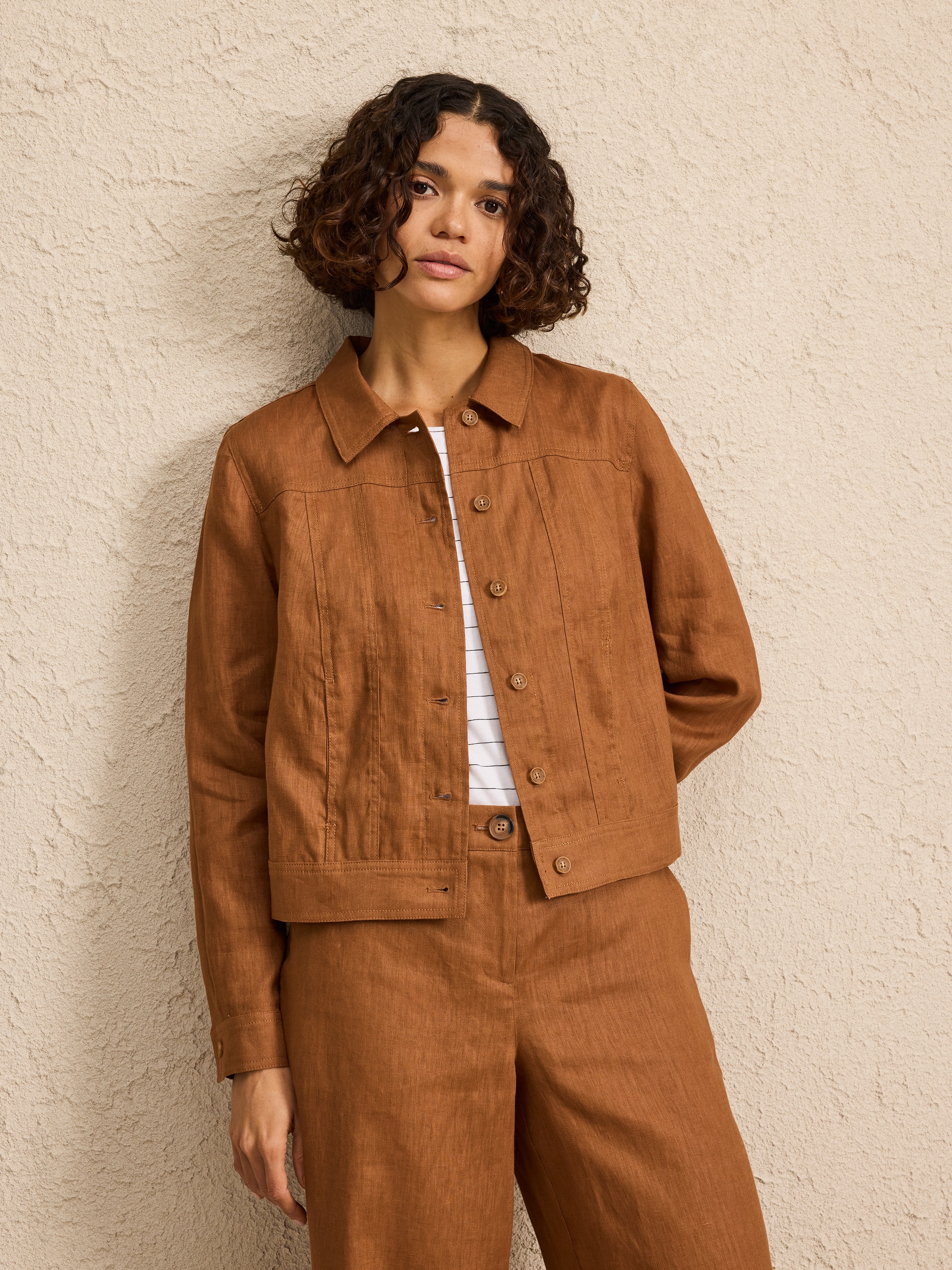 Nadia Linen Jacket