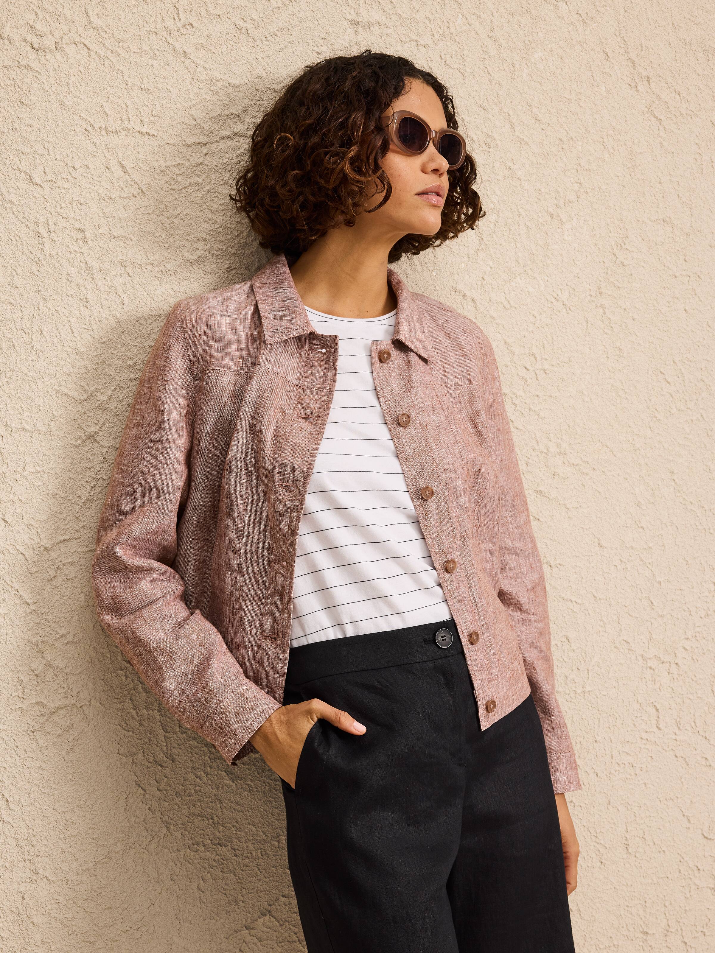 Nadia Linen Jacket