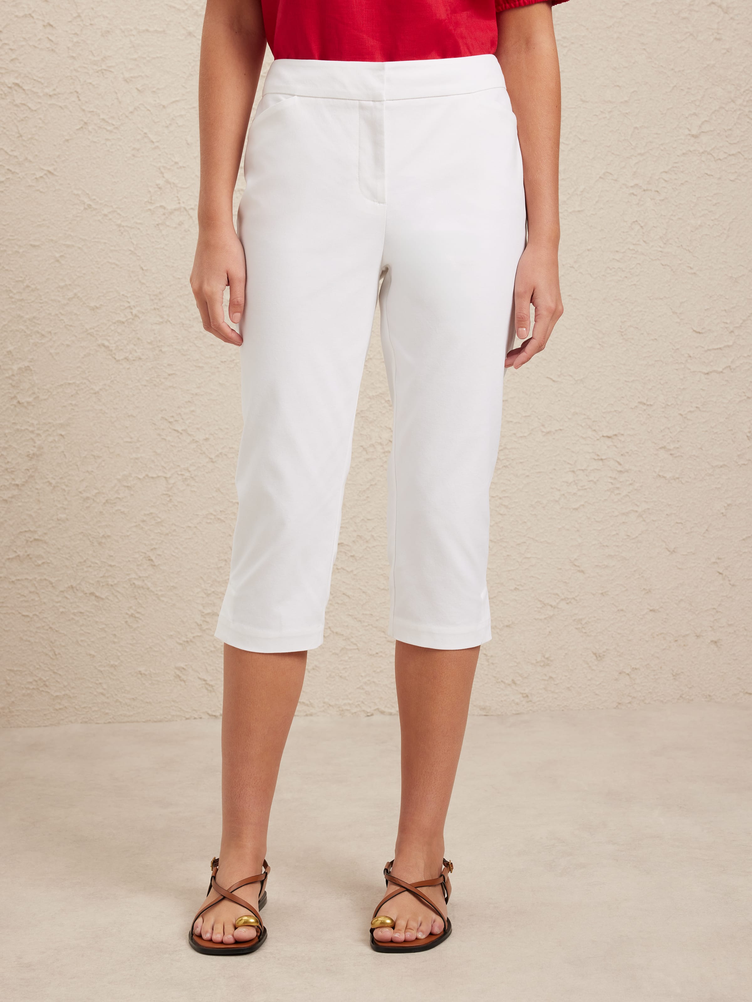 Bree Oxford Cropped Pant