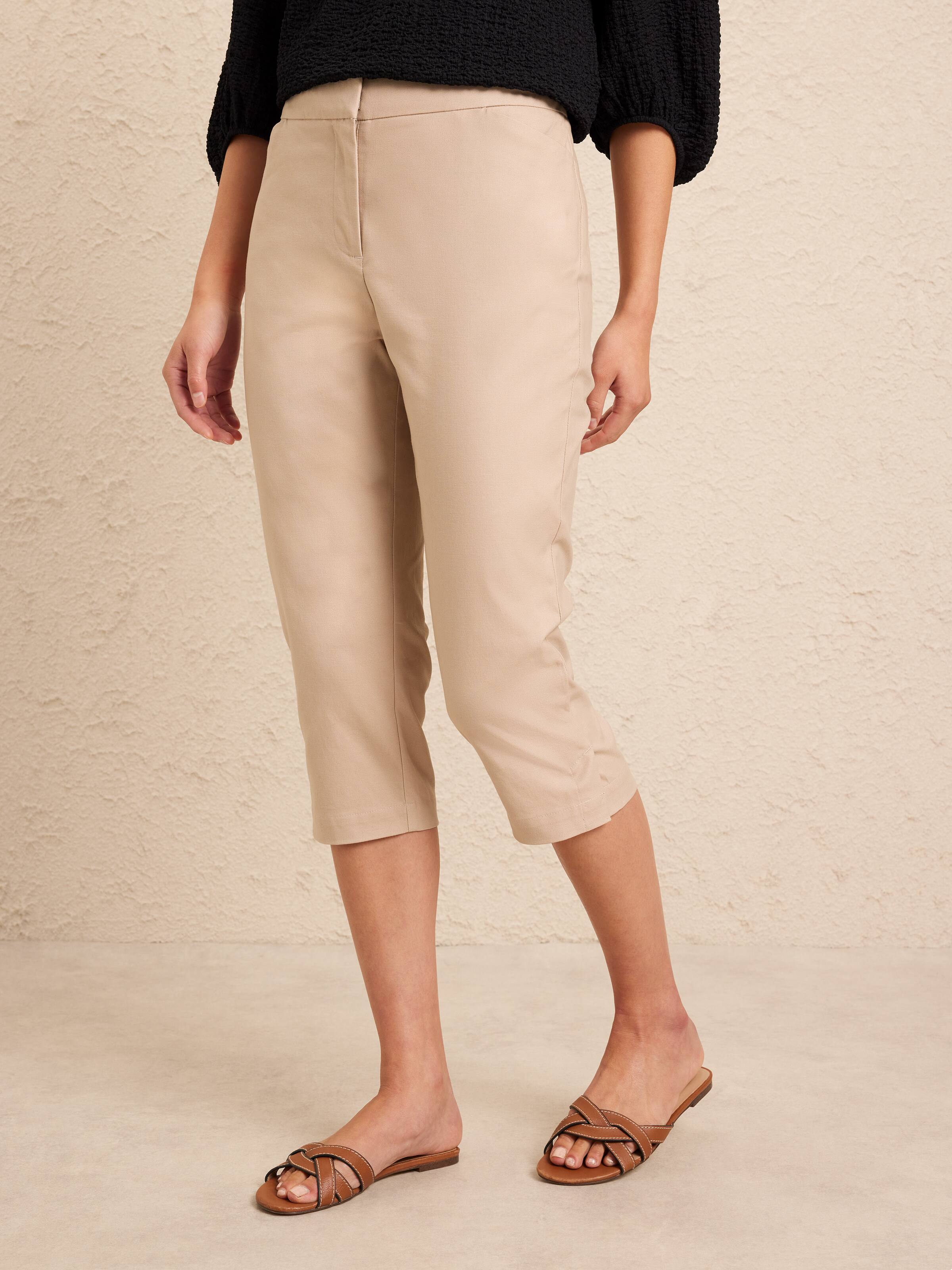 Bree Oxford Cropped Pant