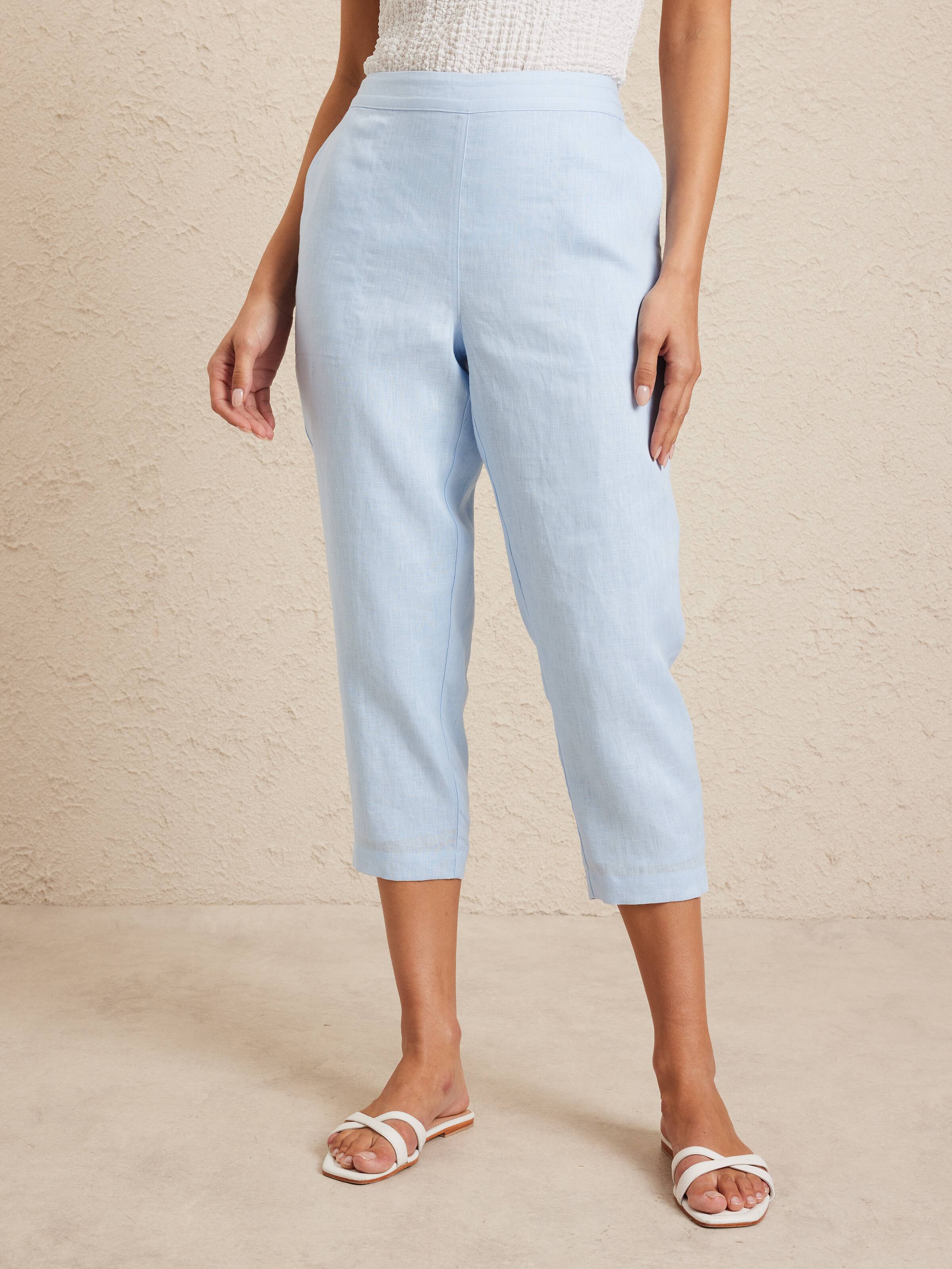 Linen Crop Pant