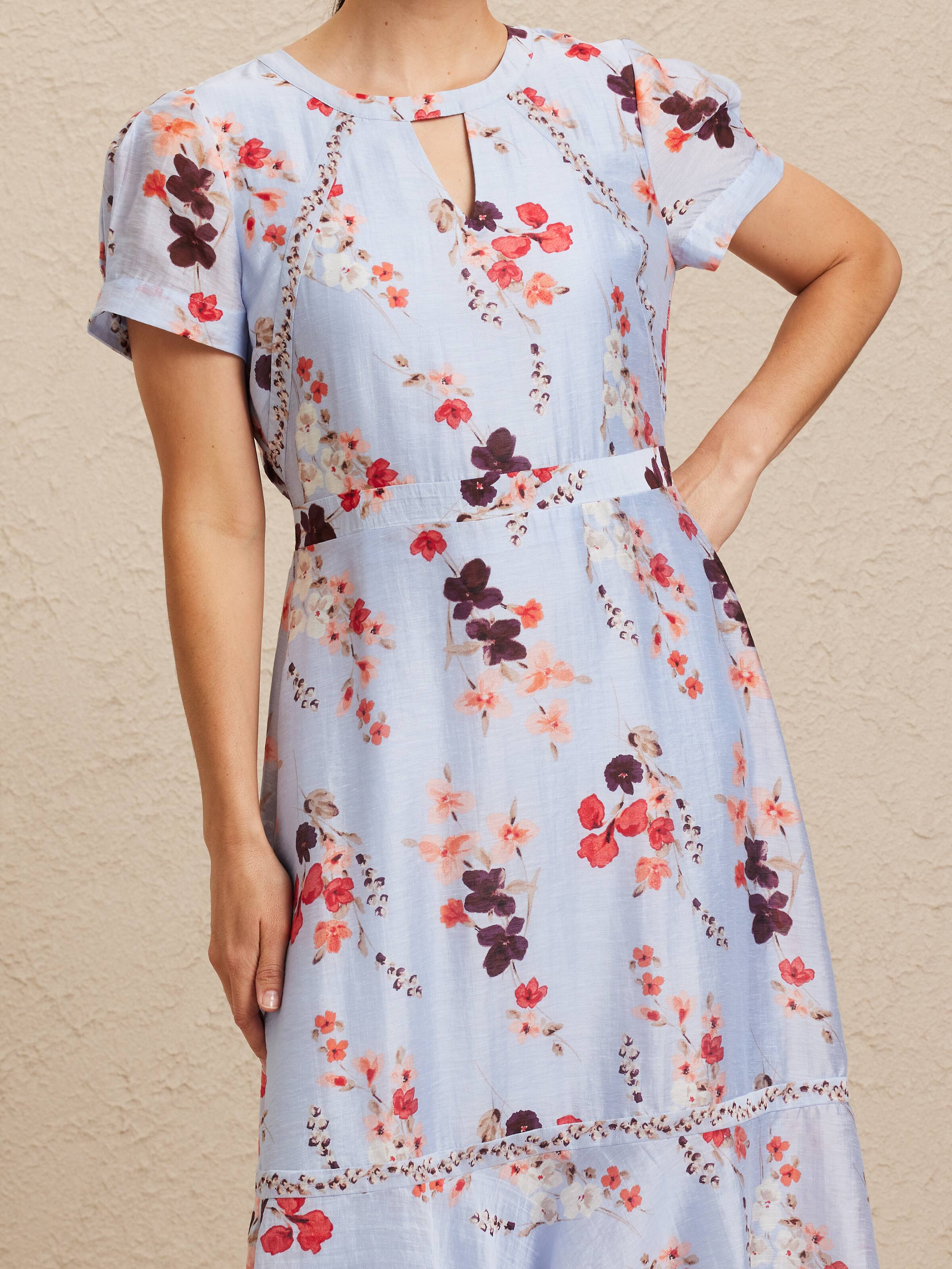 Keri Keyhole Midi Dress
