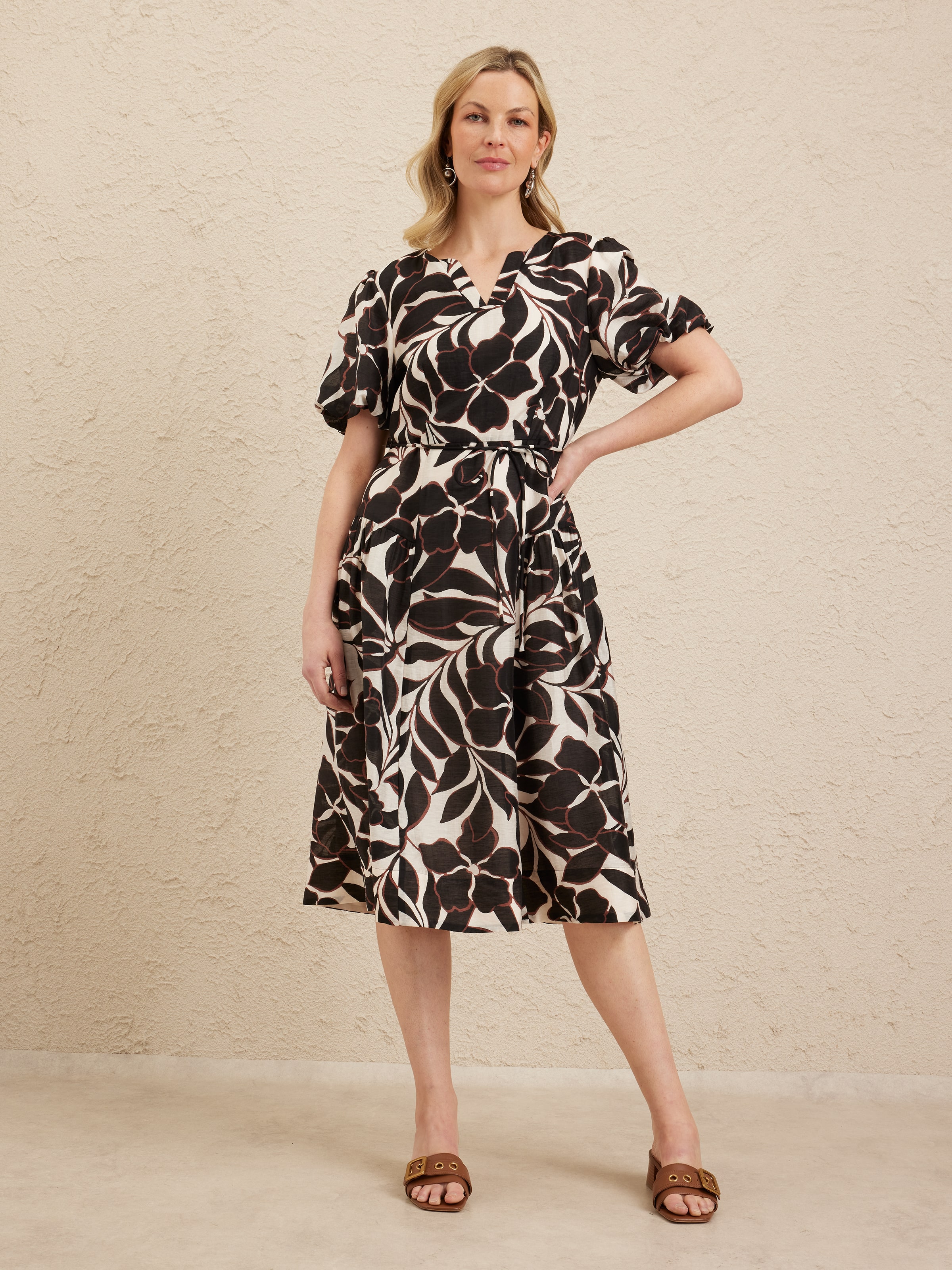 Mila Bubble Sleeve Dress