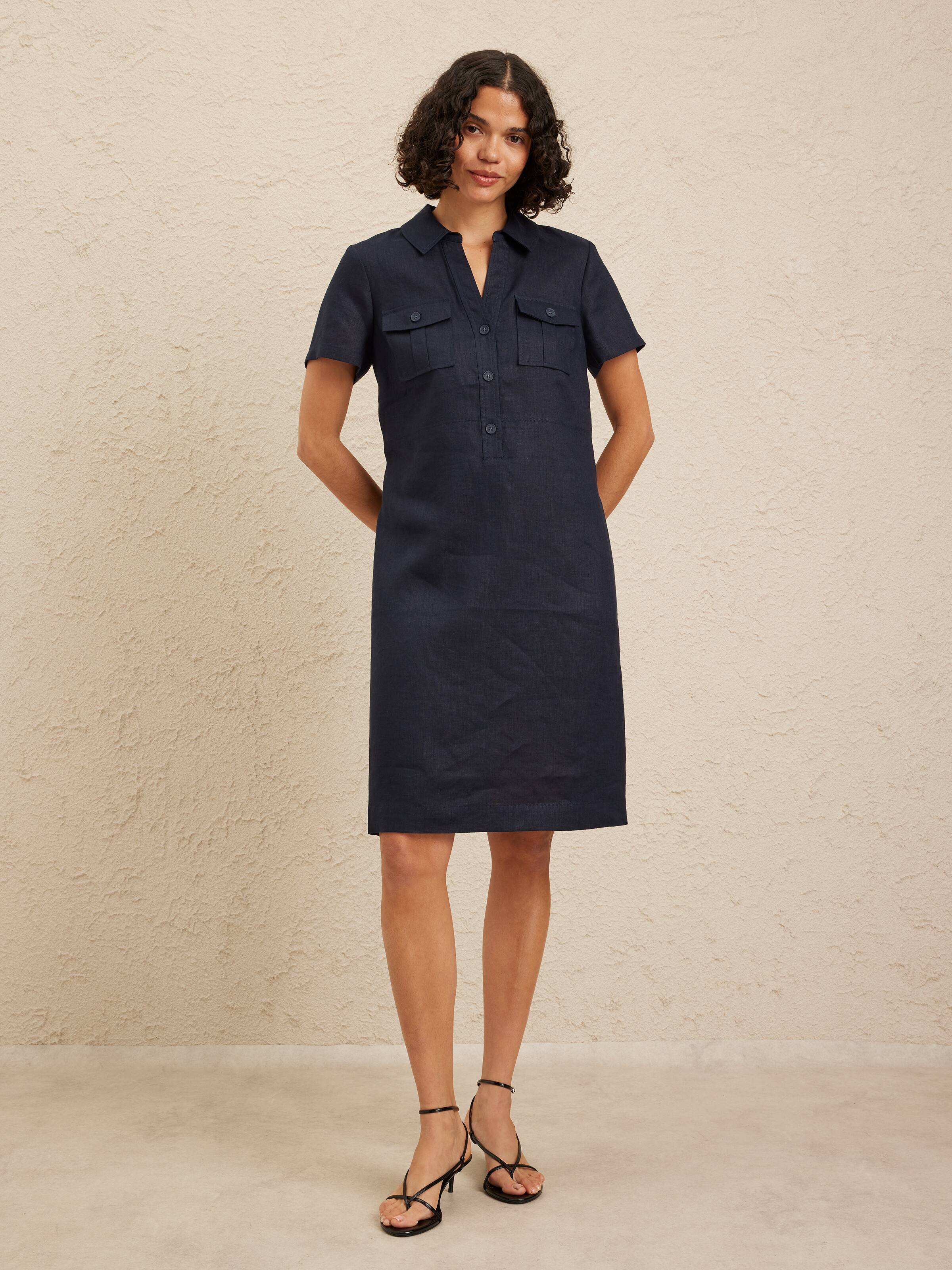 Liona Linen Tunic Dress