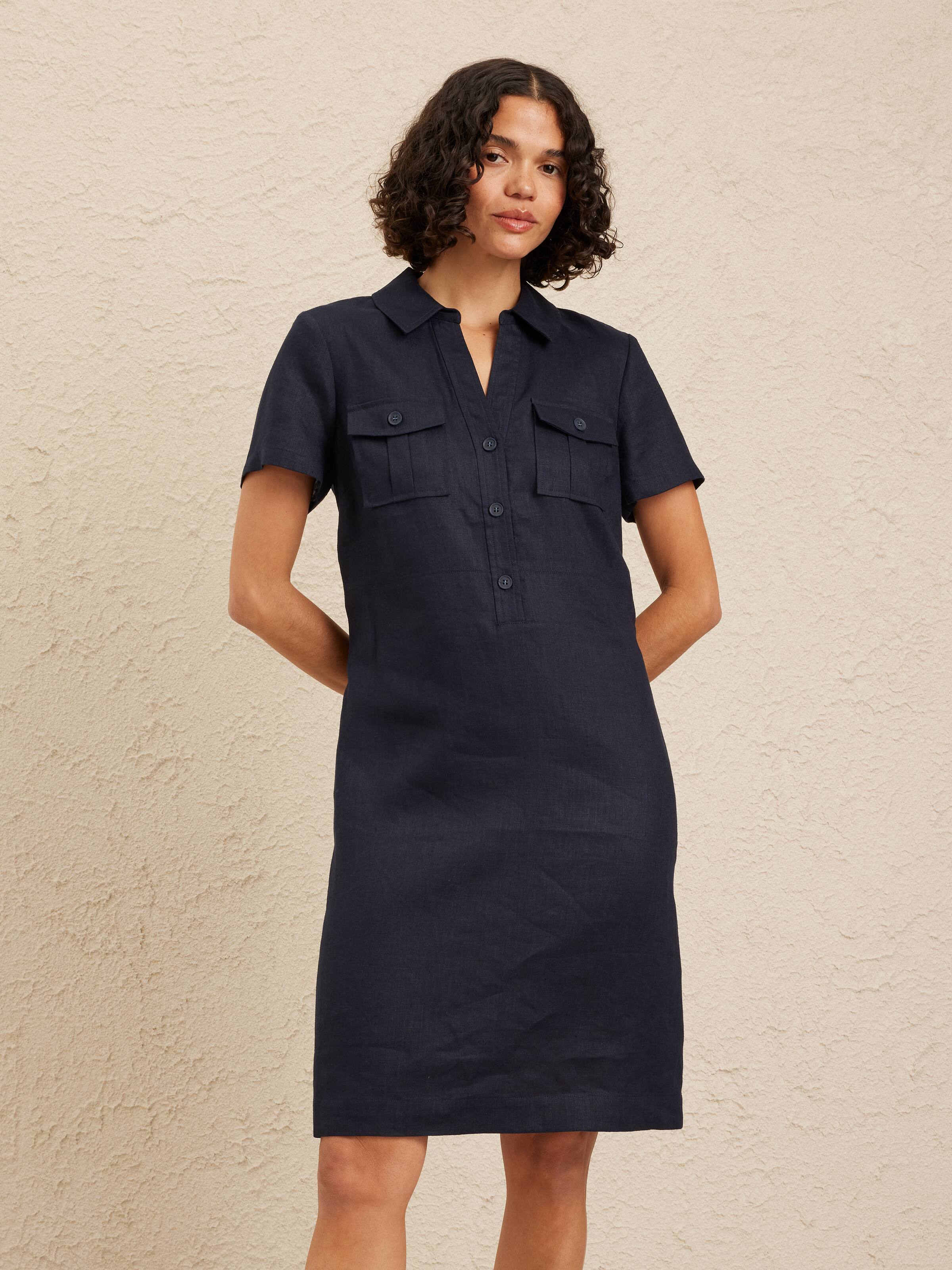Liona Linen Tunic Dress