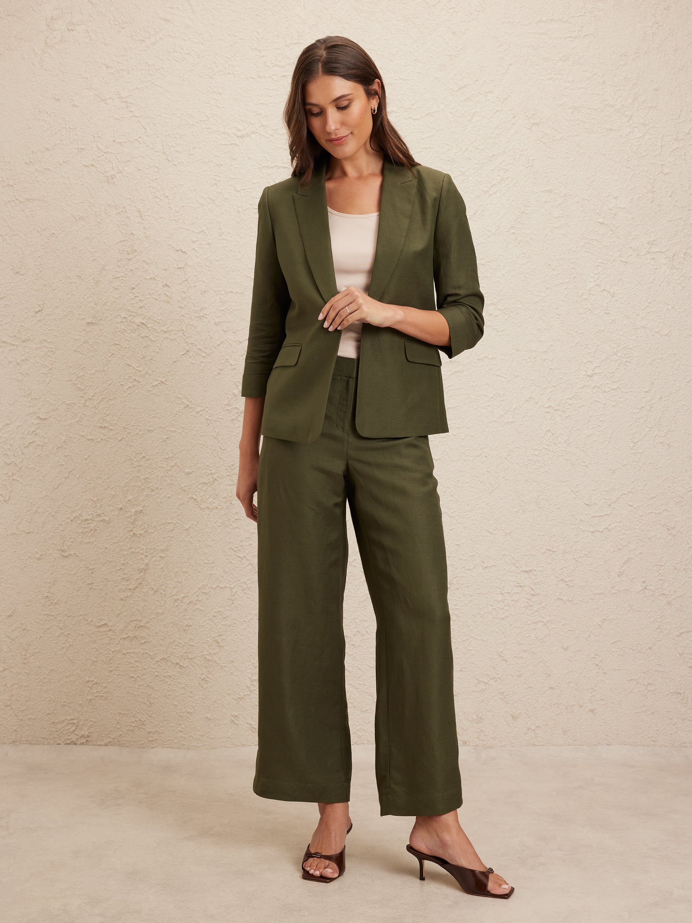 Piper Linen Viscose Blazer