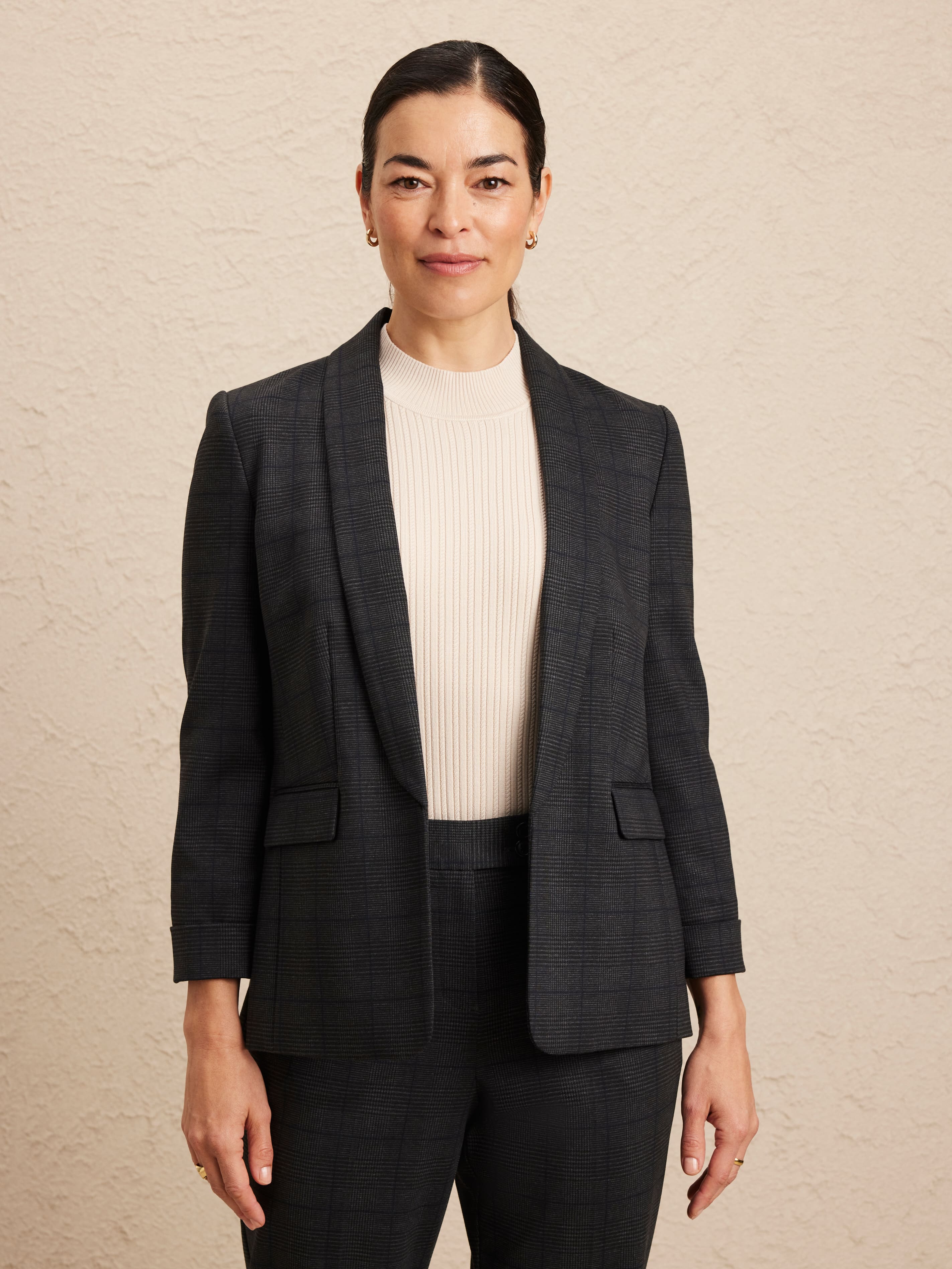 Delany Ponte Long Blazer