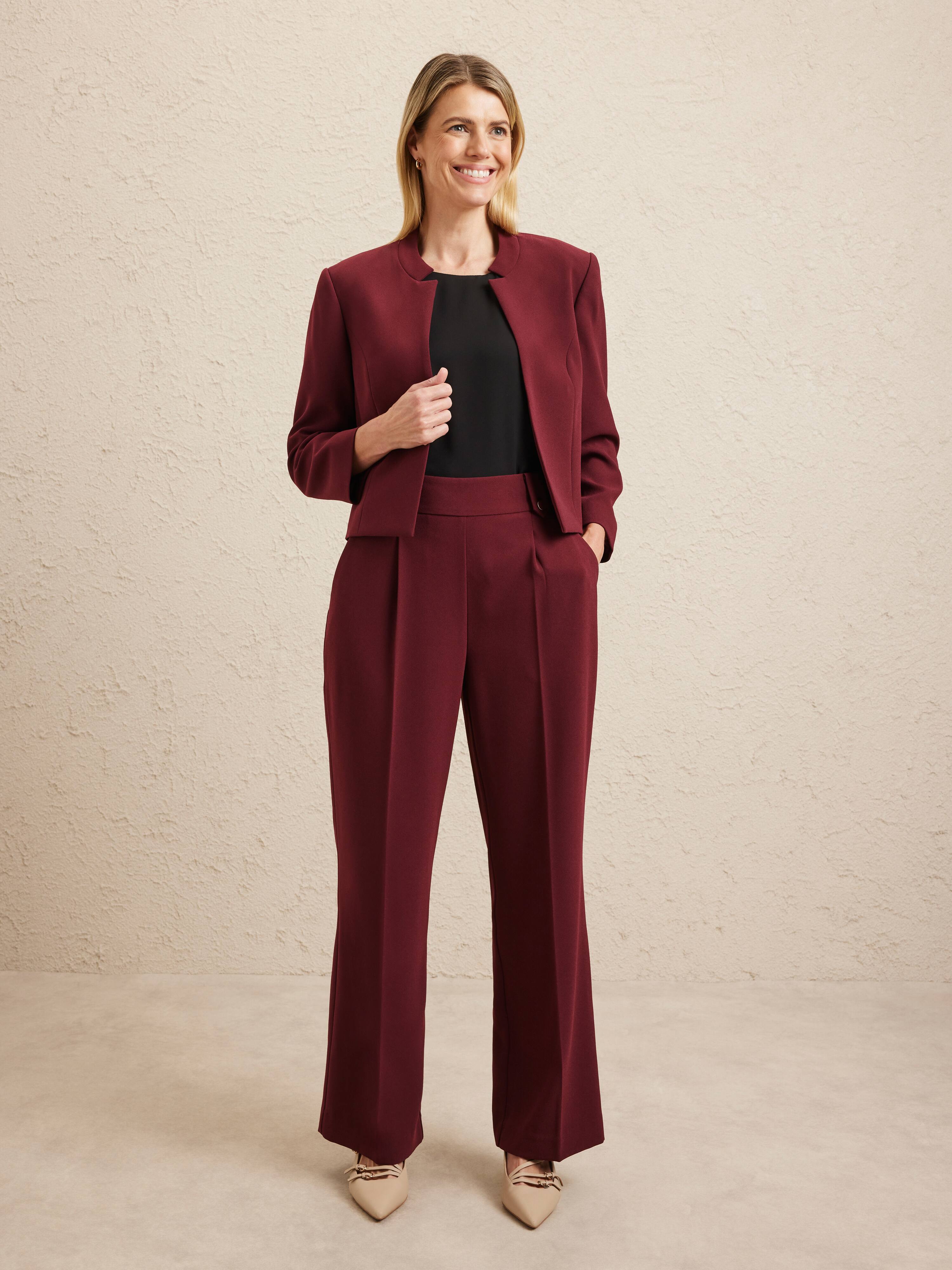 Kylie Notch Neck Crop Jacket