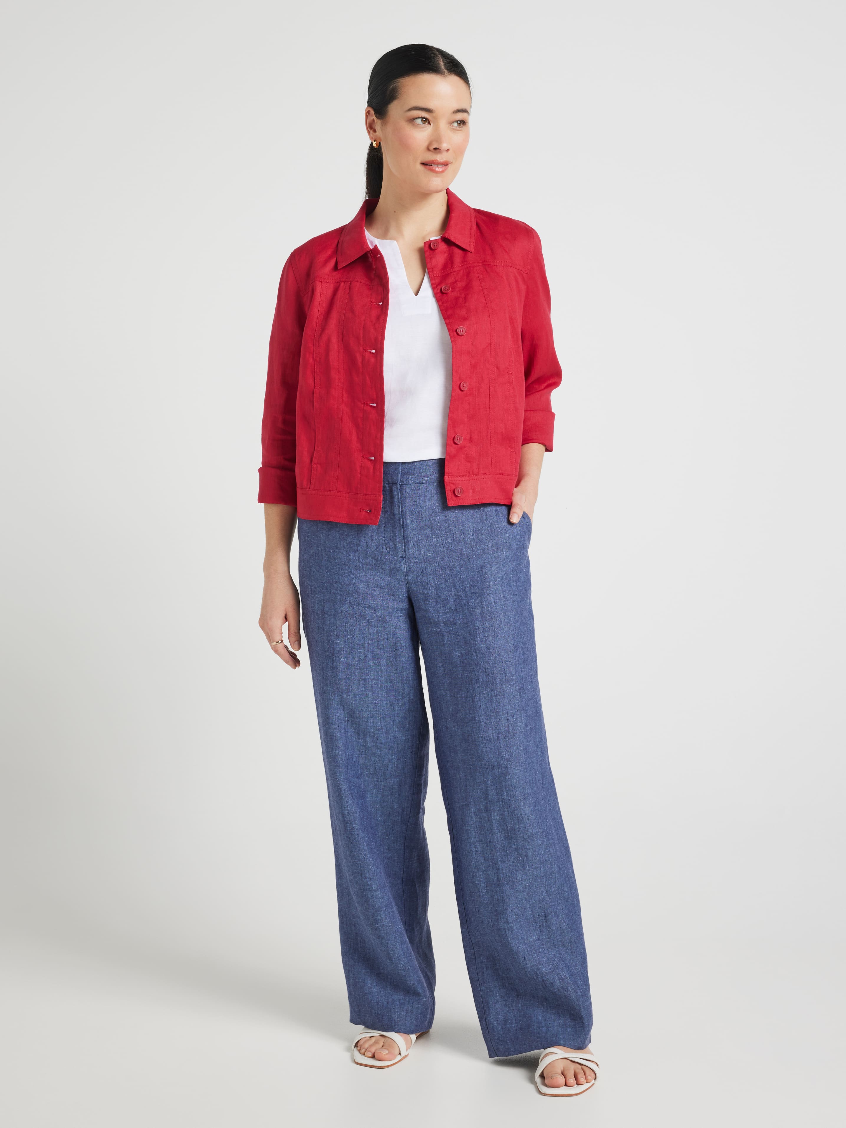 Nadia Linen Jacket