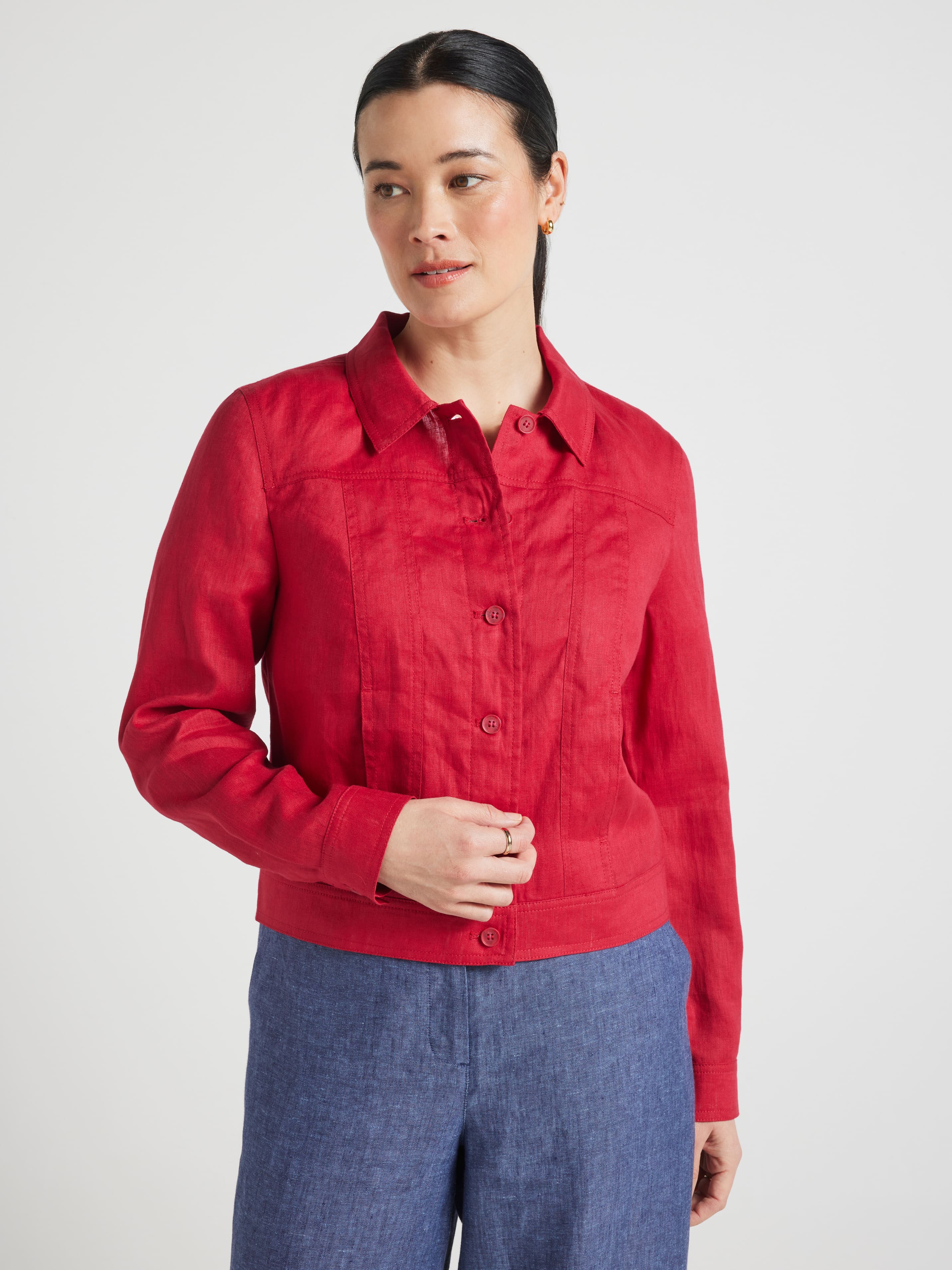 Nadia Linen Jacket