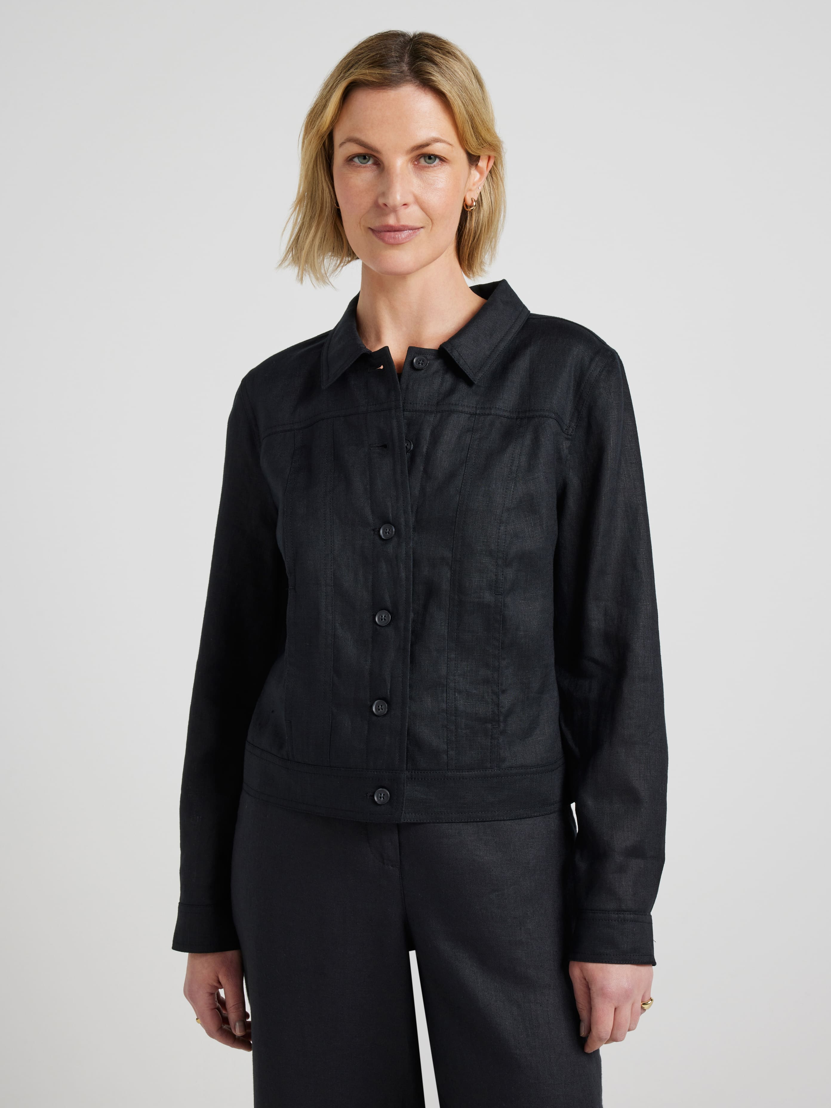 Nadia Linen Jacket