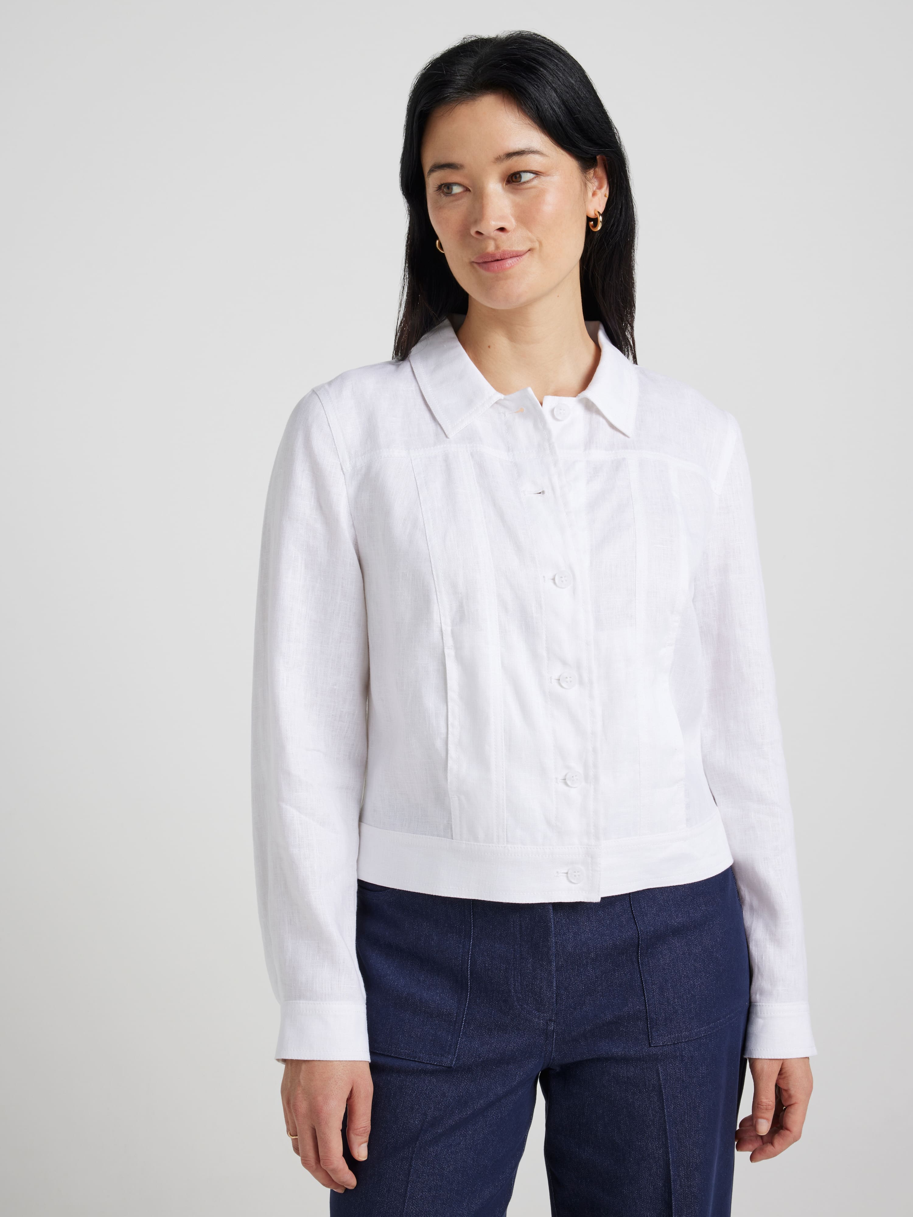 Nadia Linen Jacket