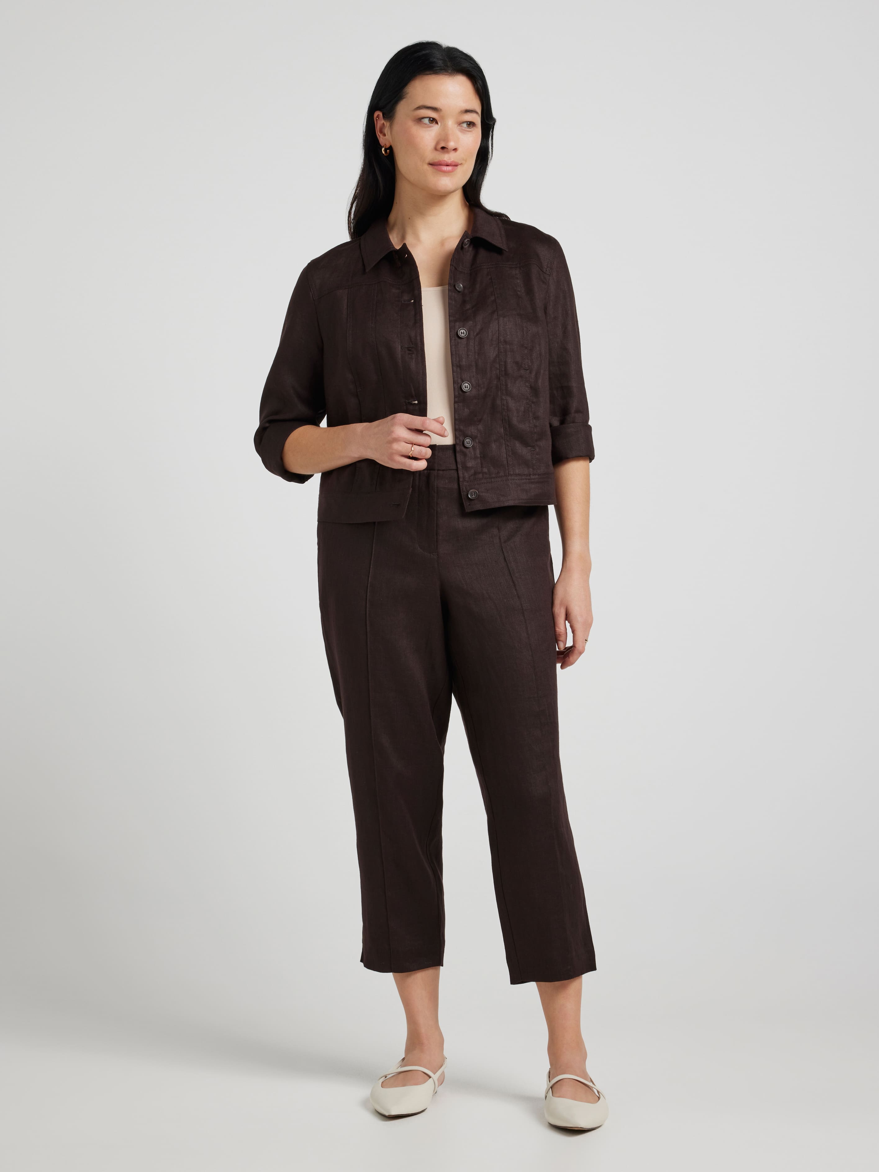 Nadia Linen Jacket