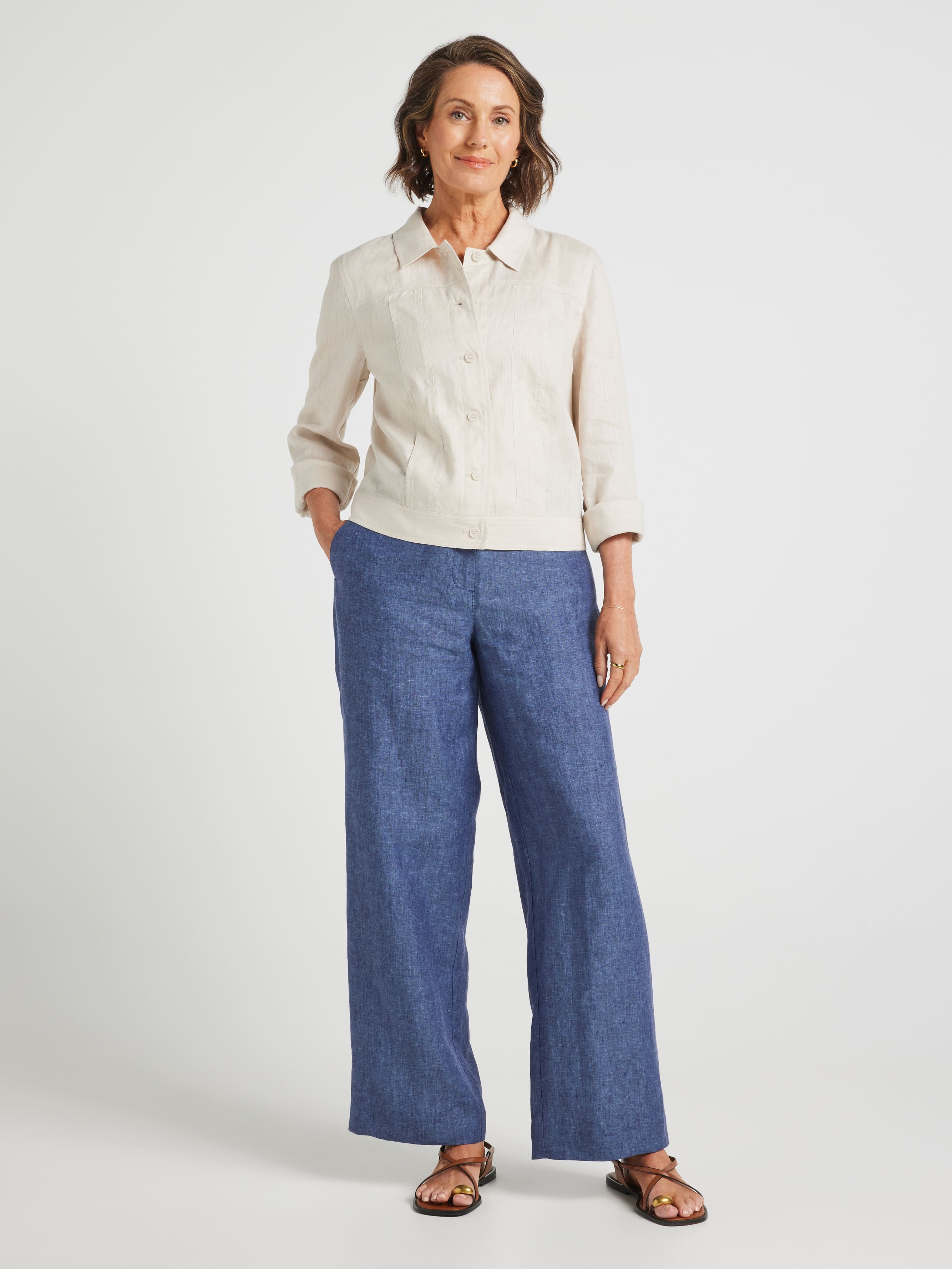 Nadia Linen Jacket