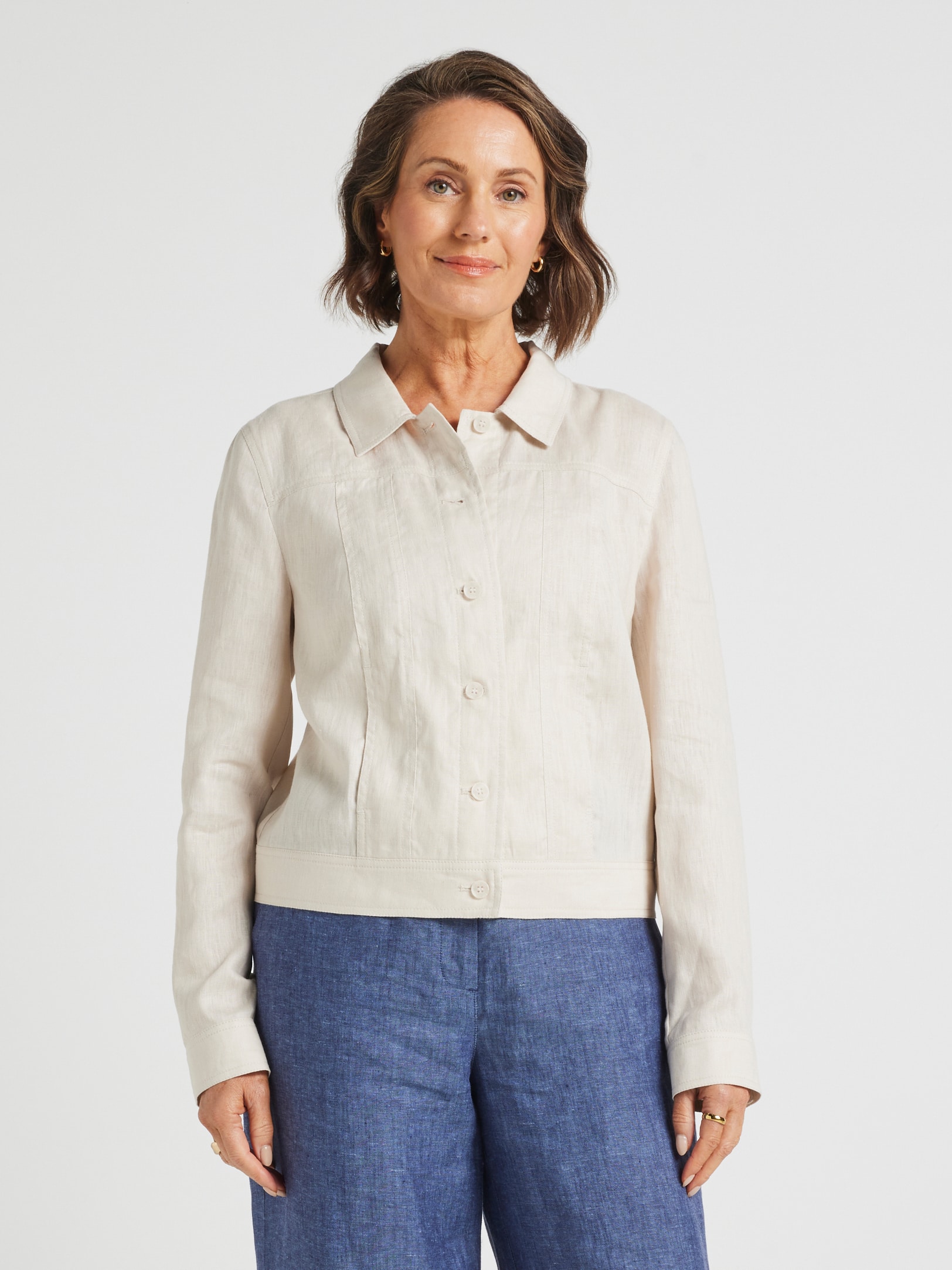 Nadia Linen Jacket
