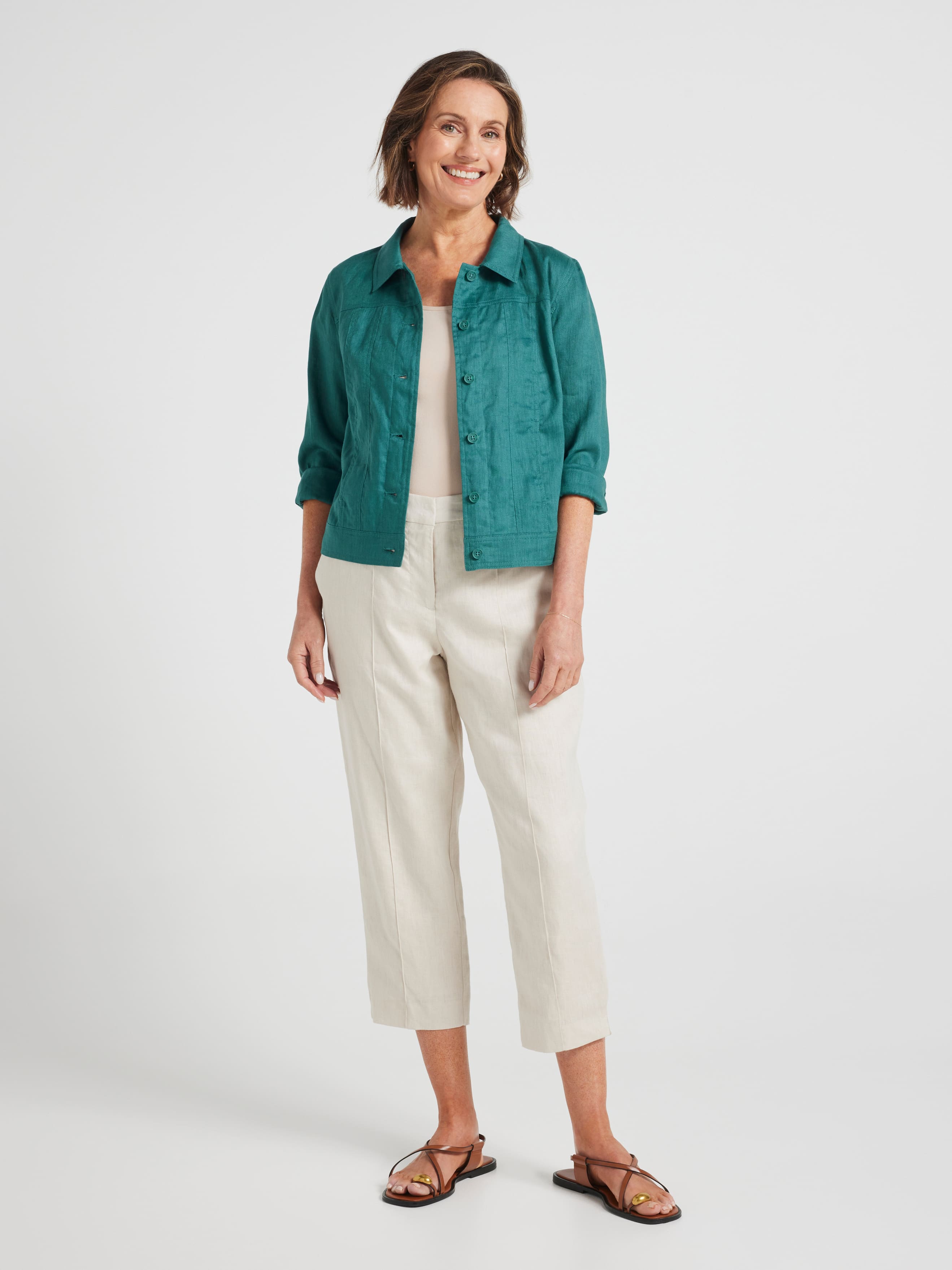 Nadia Linen Jacket