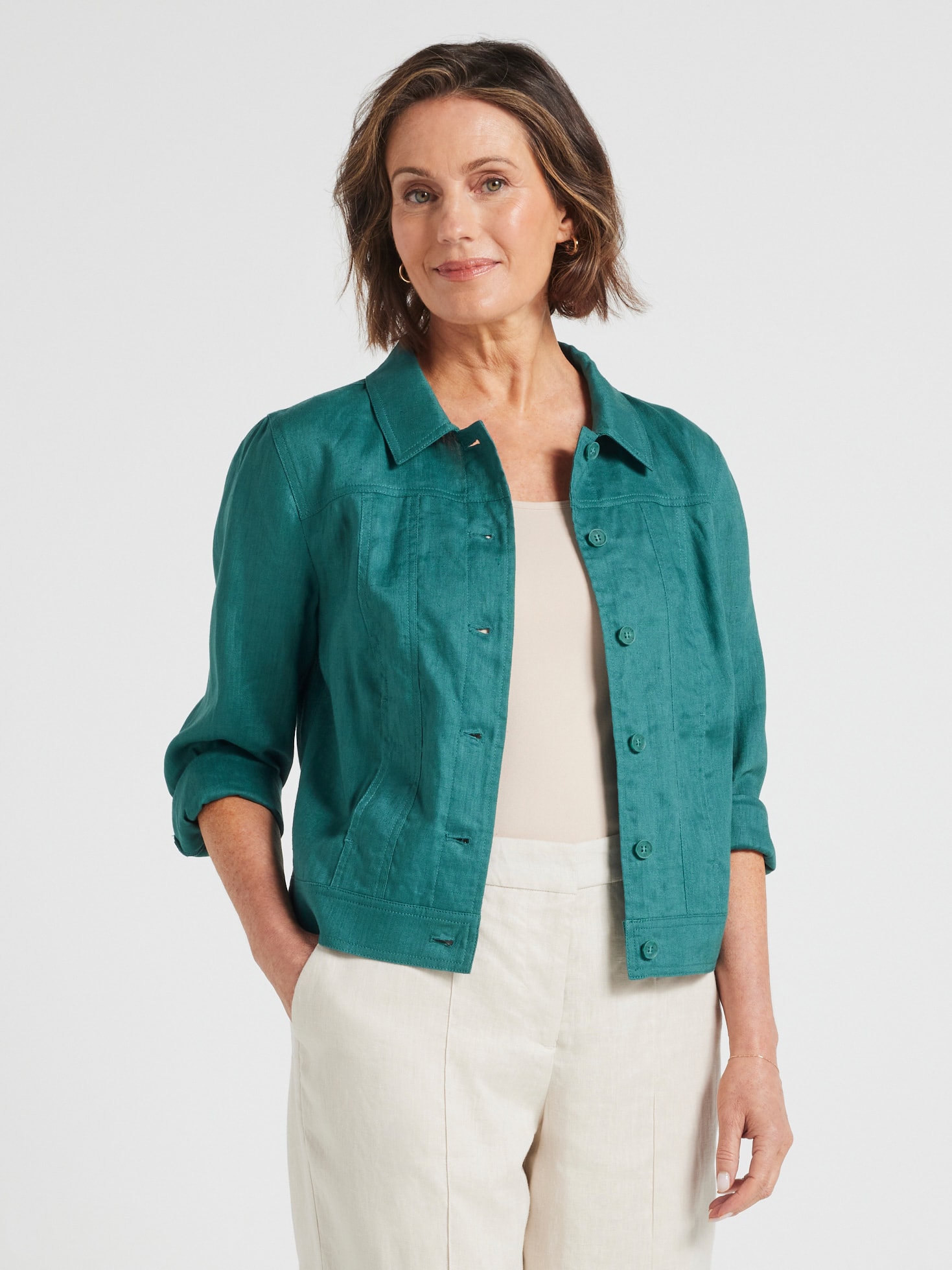 Nadia Linen Jacket