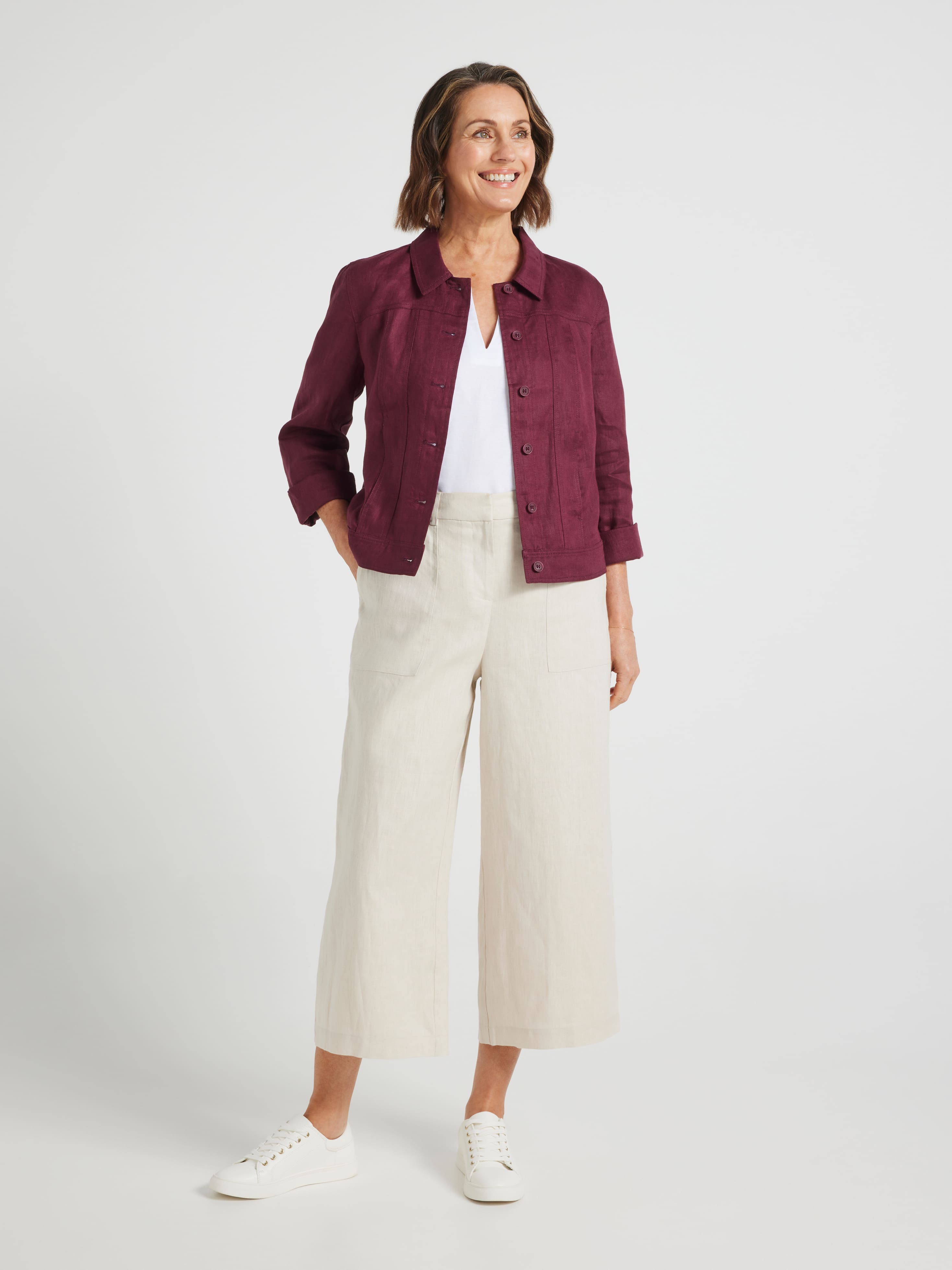 Nadia Linen Jacket