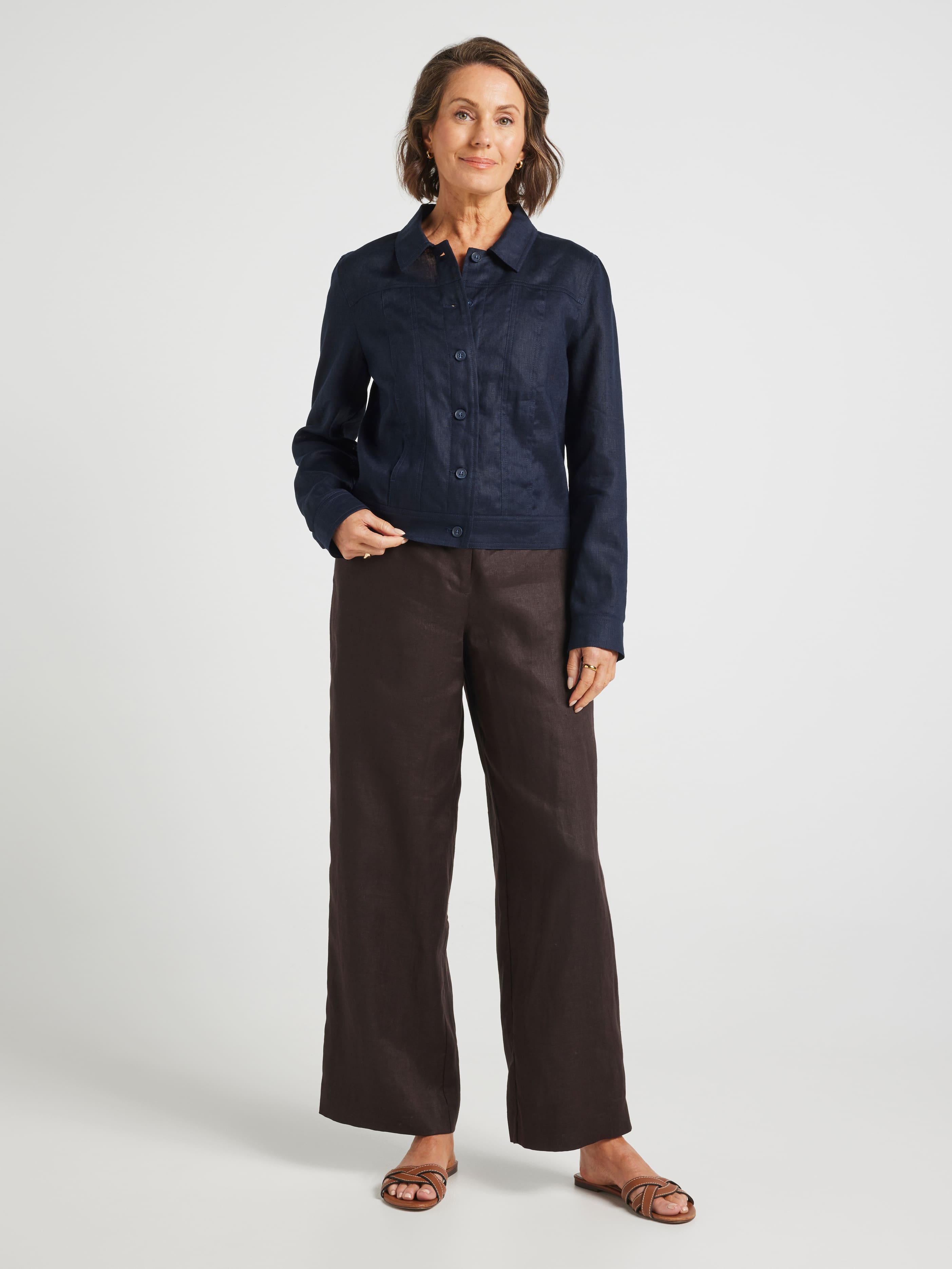Nadia Linen Jacket